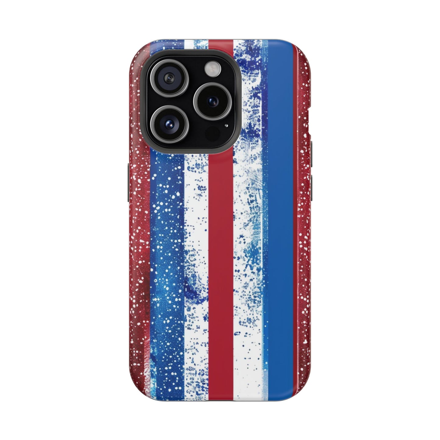 Patriotic Stripes Impact-Resistant Phone Case