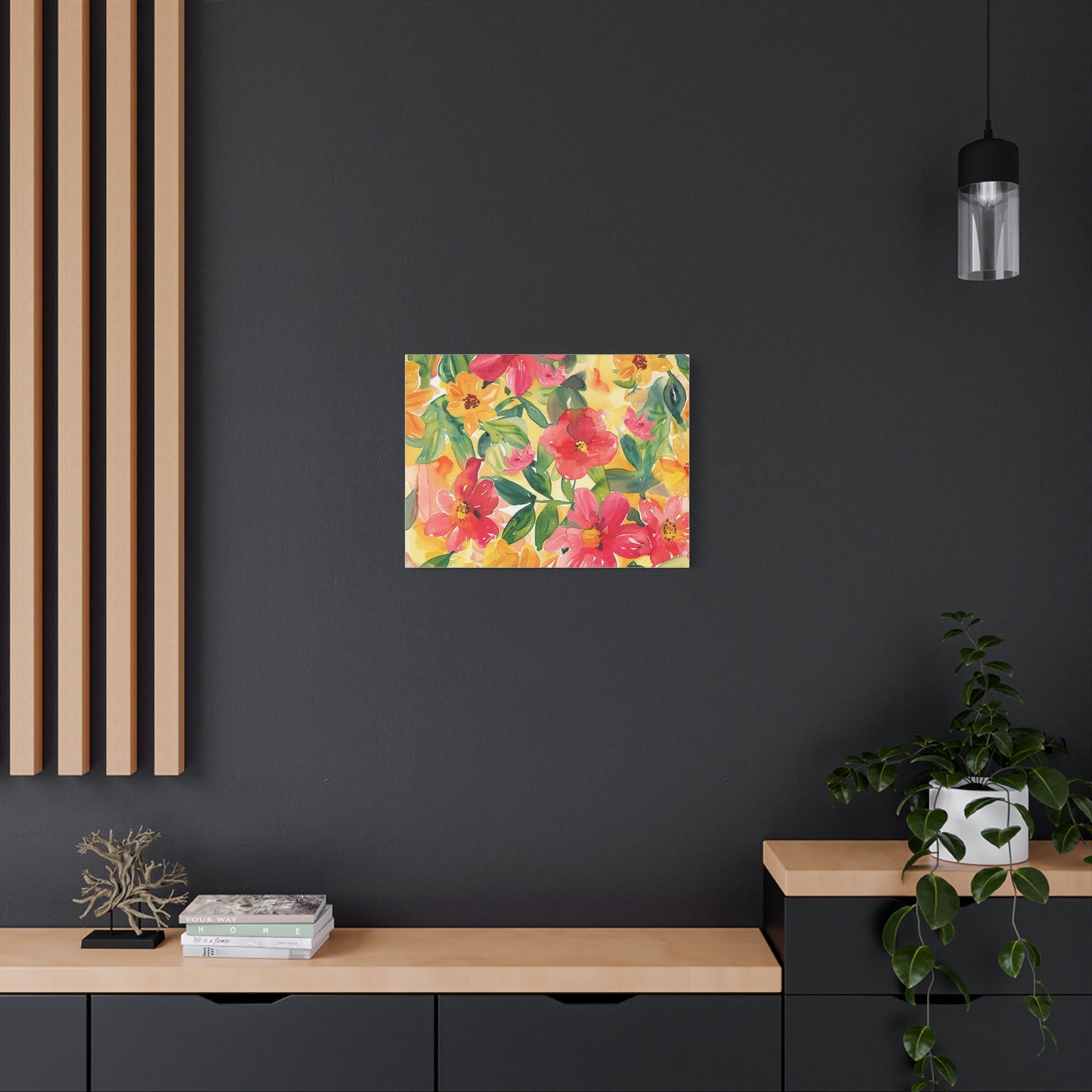 Floral Matte Canvas