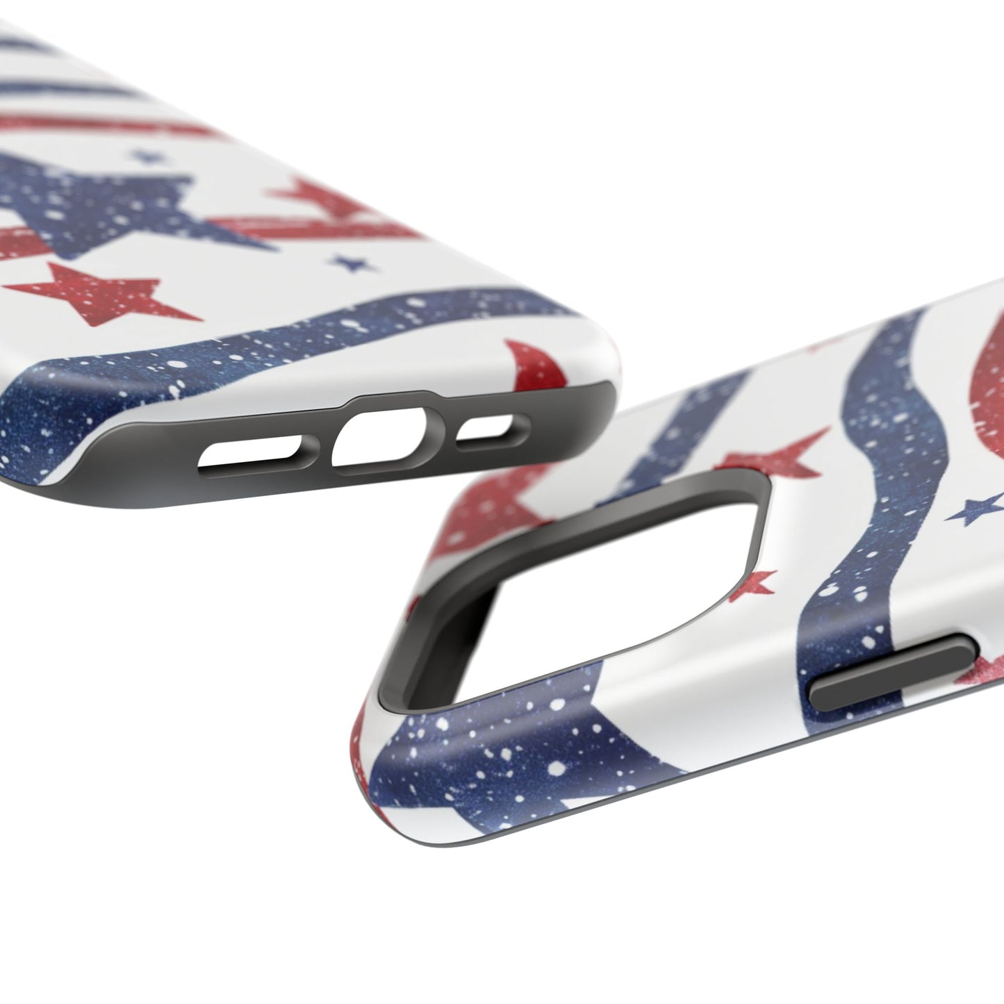 Stars & Stripes Design Impact-Resistant Phone Case
