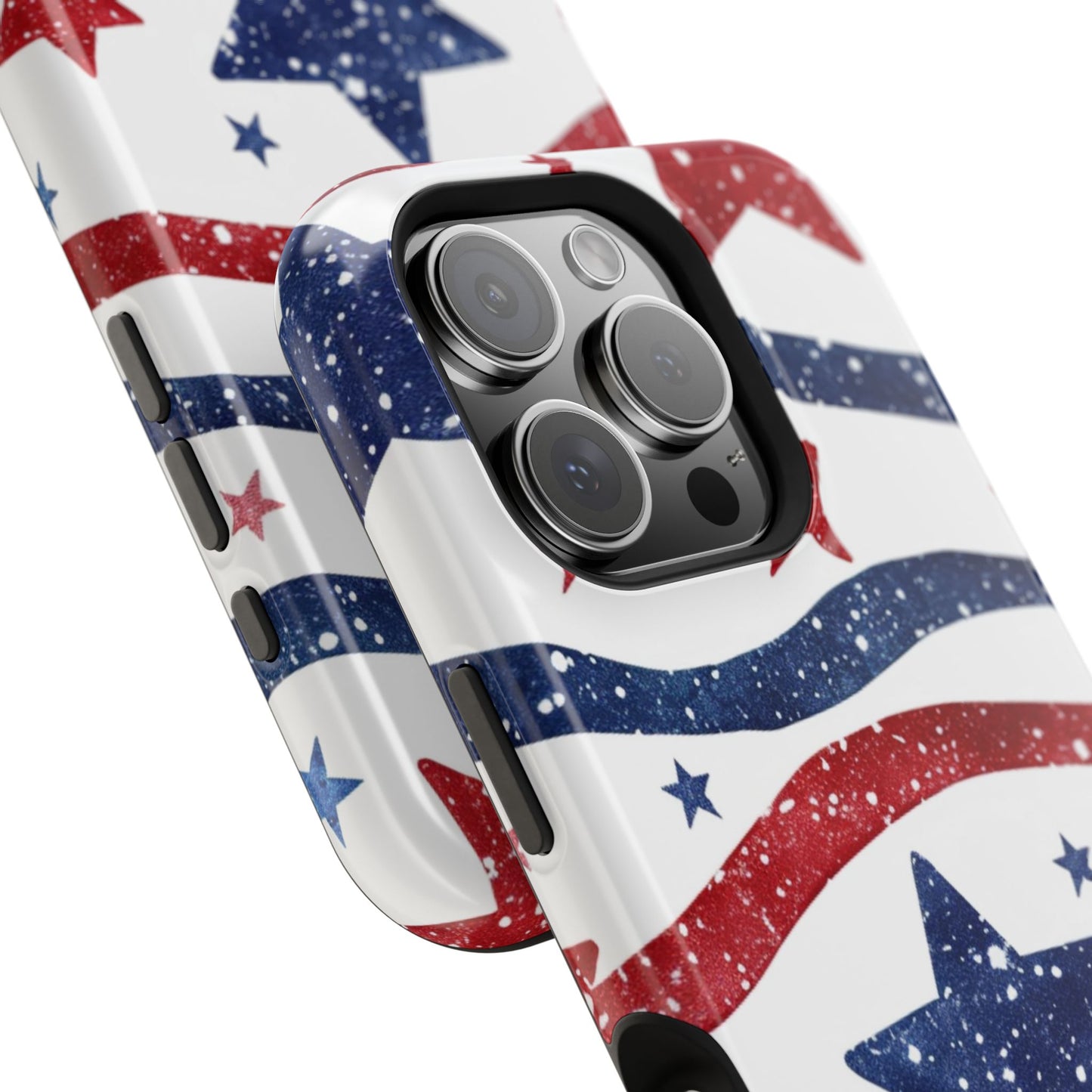 Stars & Stripes Design Impact-Resistant Phone Case