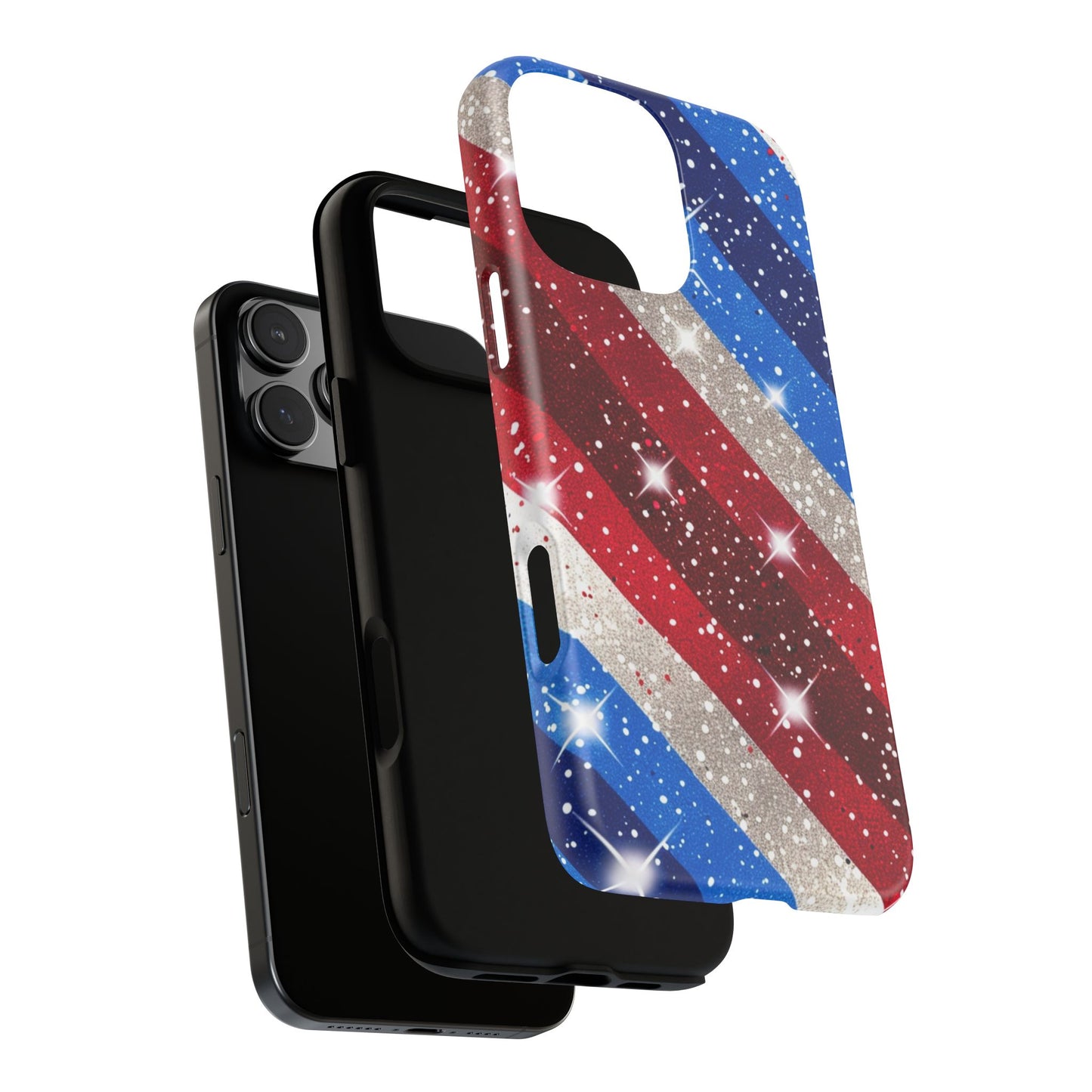 Glittery Patriotic Phone Case - Tough Cases