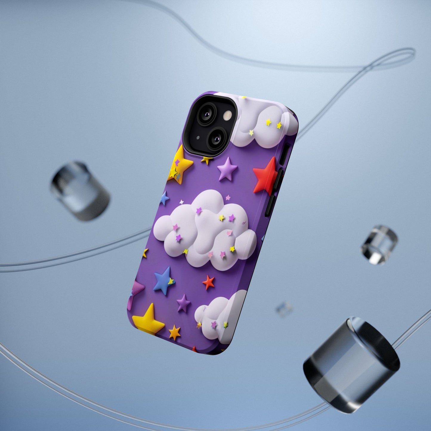 Colorful Cloud & Star Phone Case