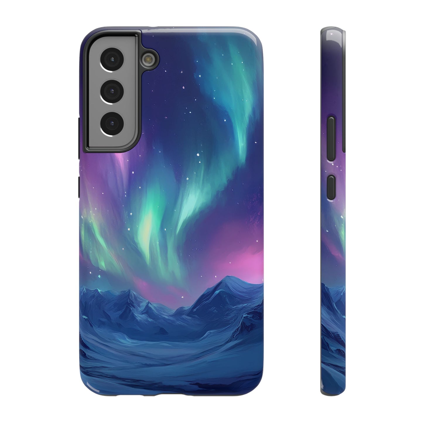 Aurora Borealis Impact-Resistant Phone Case - Colorful Northern Lights Design-2