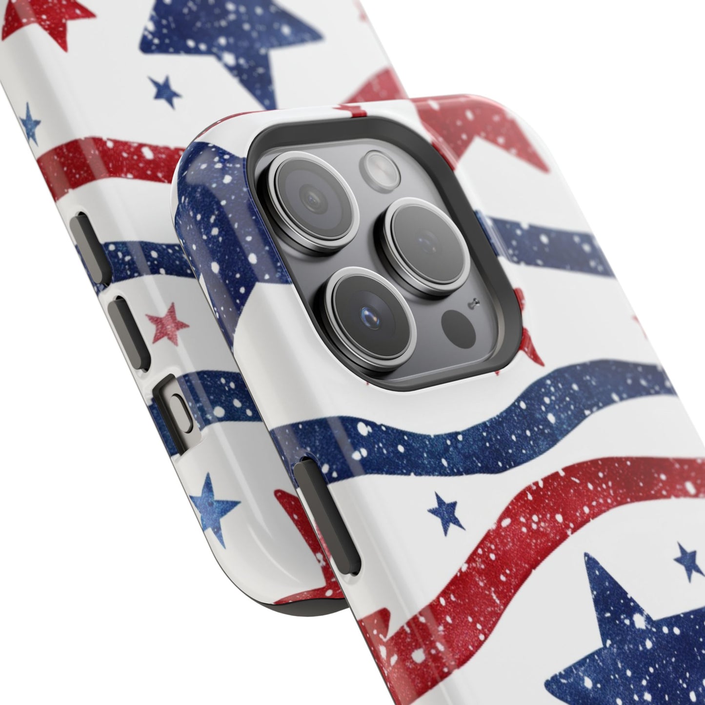 Stars & Stripes Design Impact-Resistant Phone Case