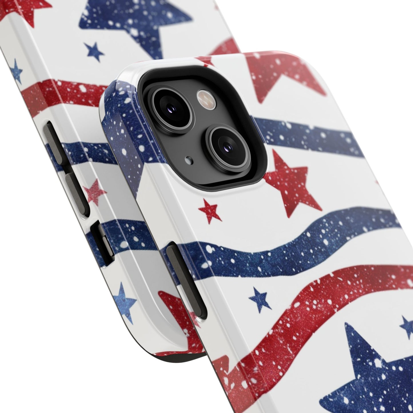 Stars & Stripes Design Impact-Resistant Phone Case