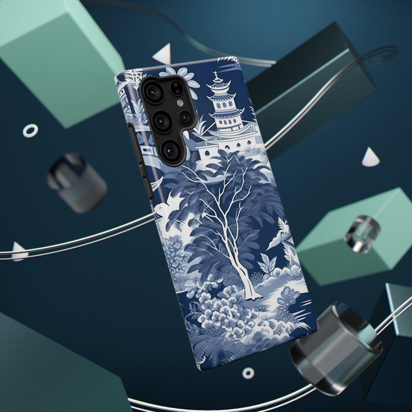 Elegant Blue Landscape Phone Case