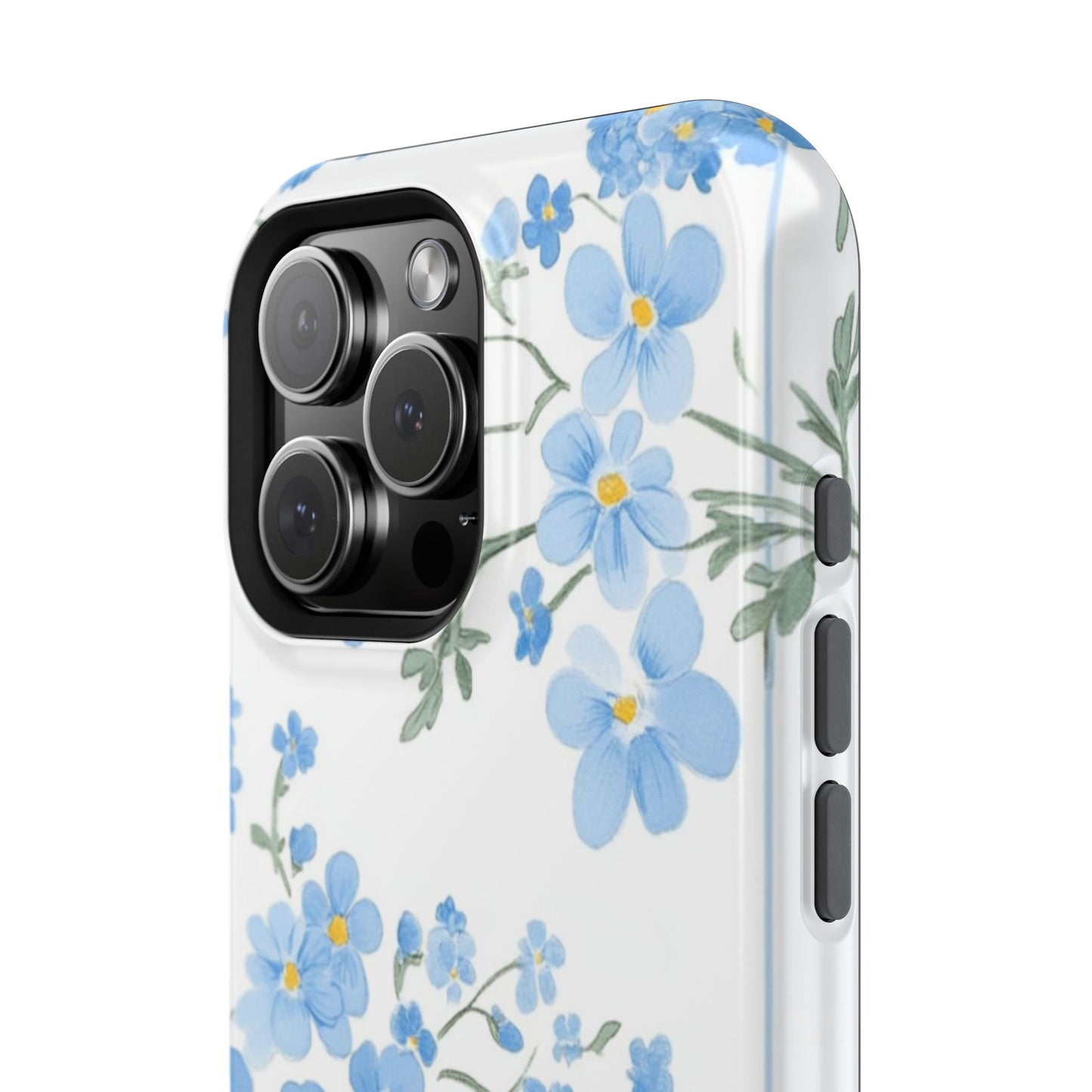 Blue Flower Design Floral Phone Case