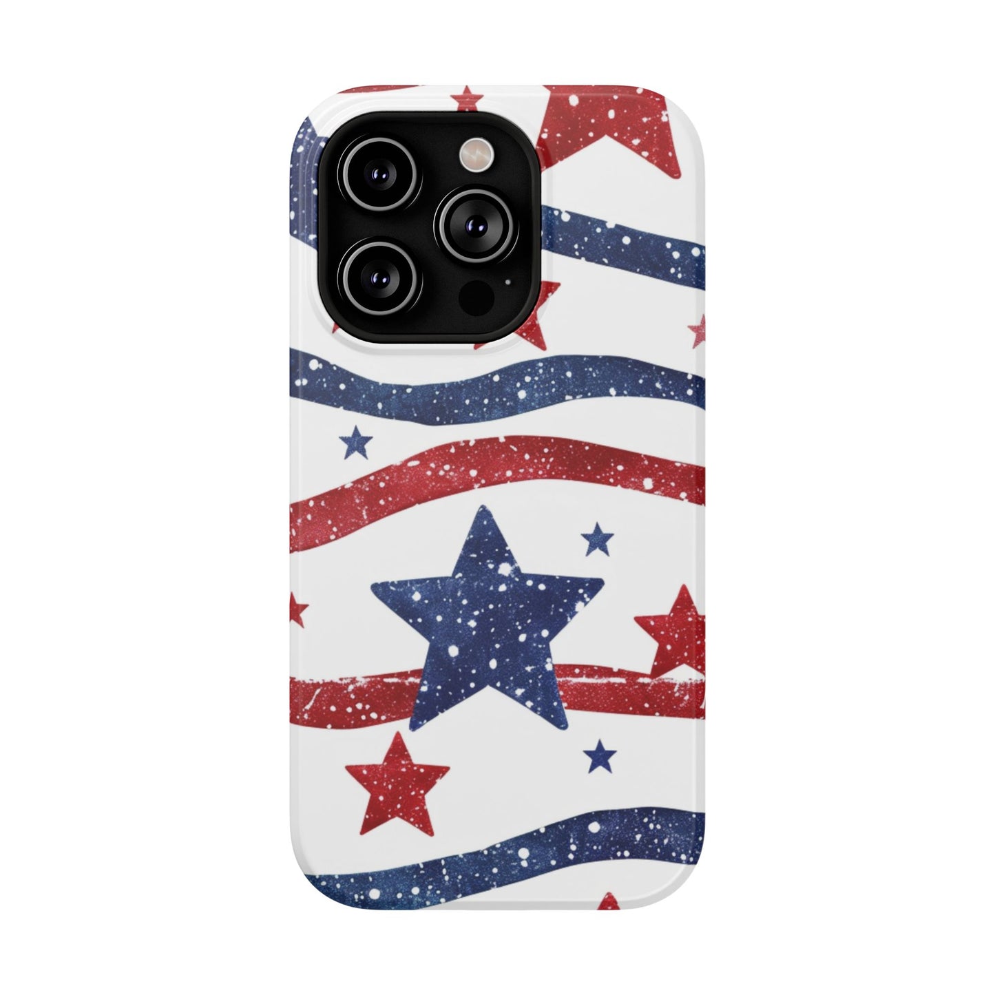 Stars & Stripes Design Impact-Resistant Phone Case