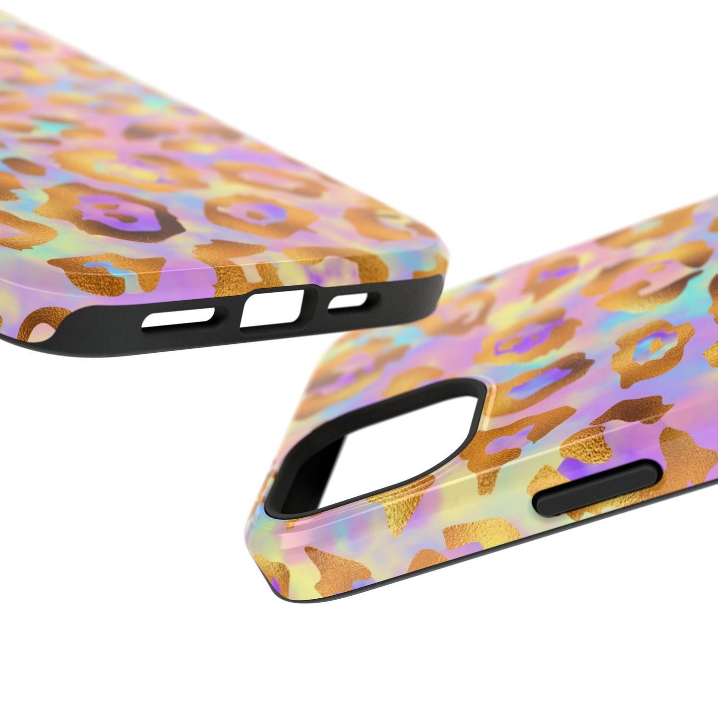 Leopard Print Impact-Resistant Phone Case
