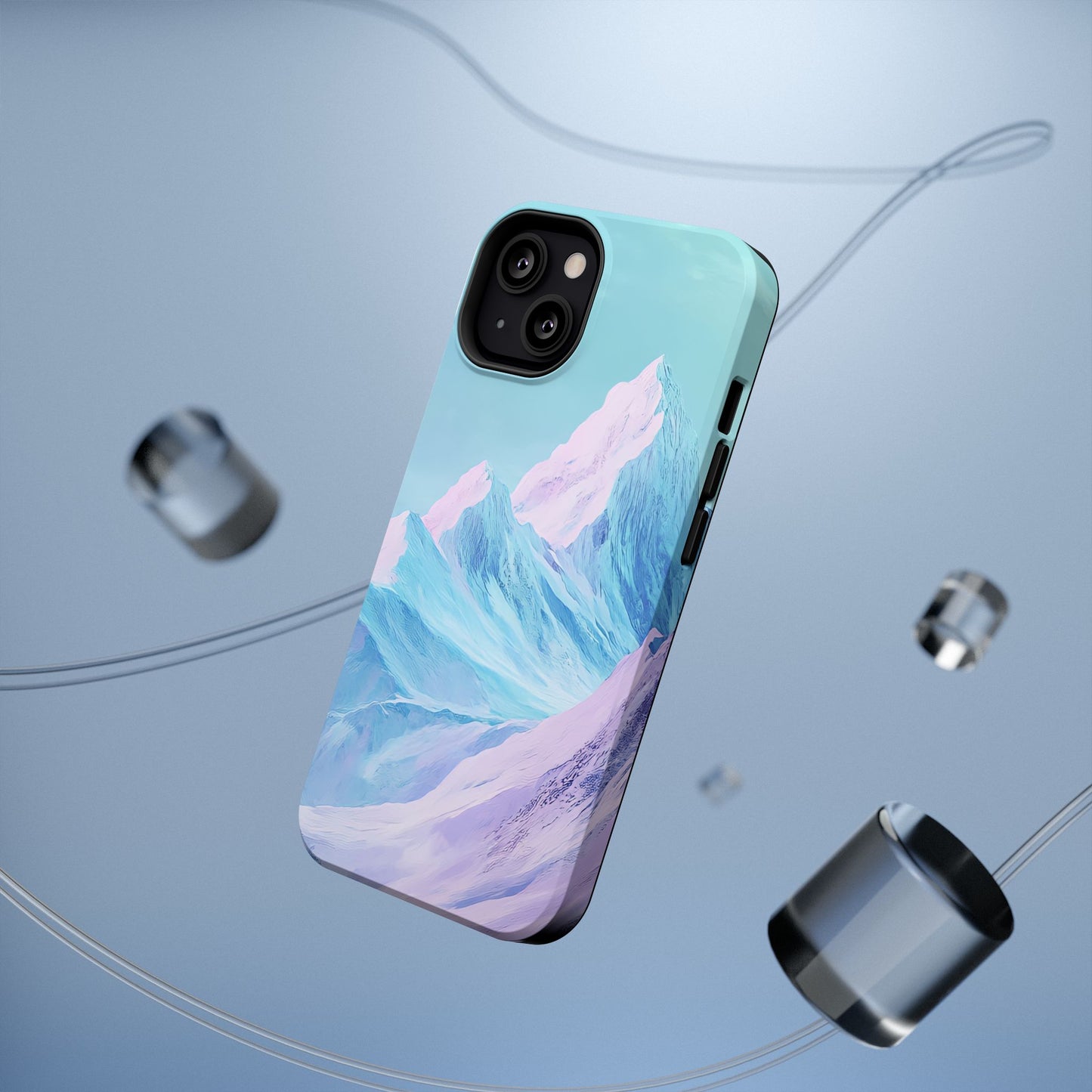 Mountain Landscape Phone Case - Impact-Resistant Protection for Nature Lovers