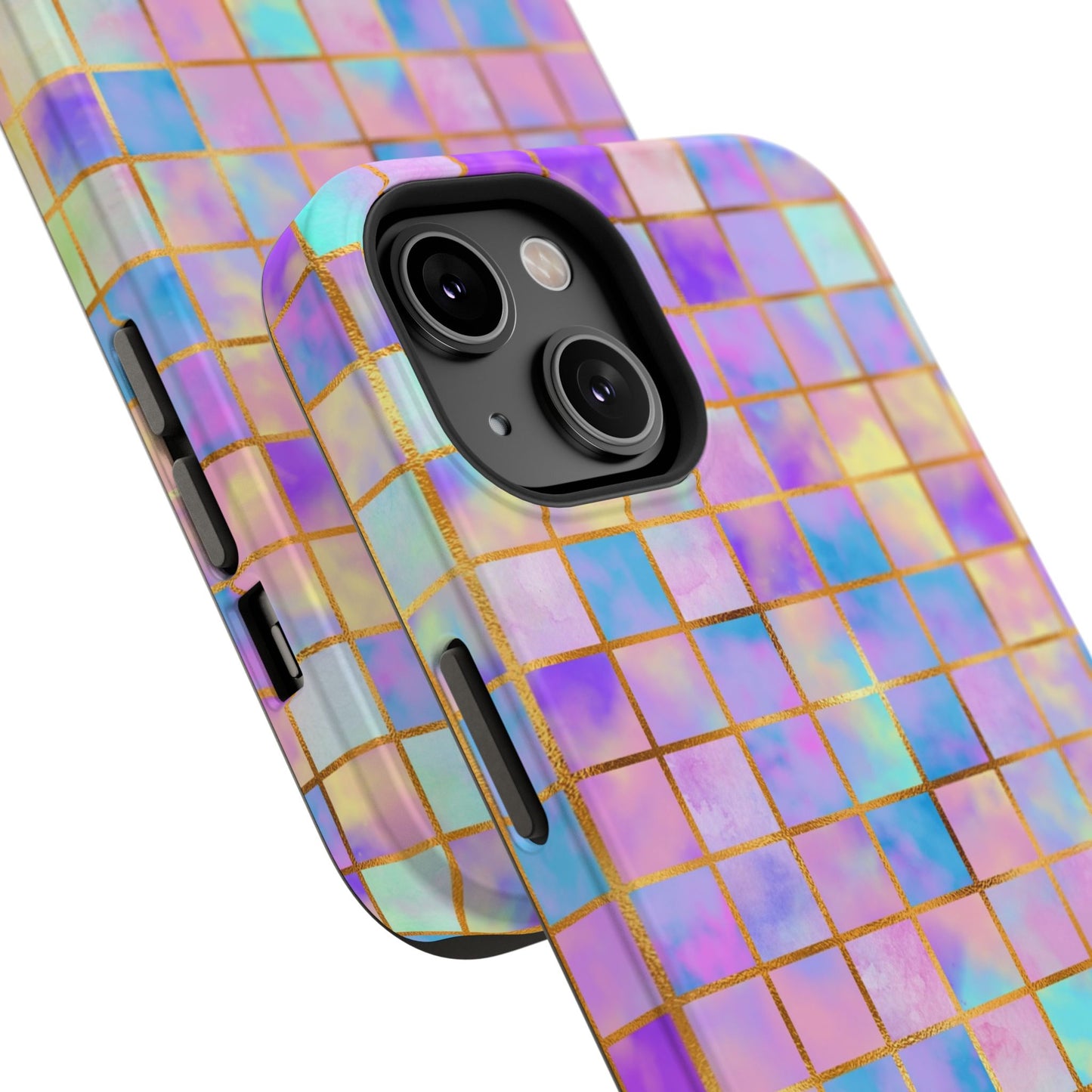 Colorful Mosaic Impact-Resistant Phone Case