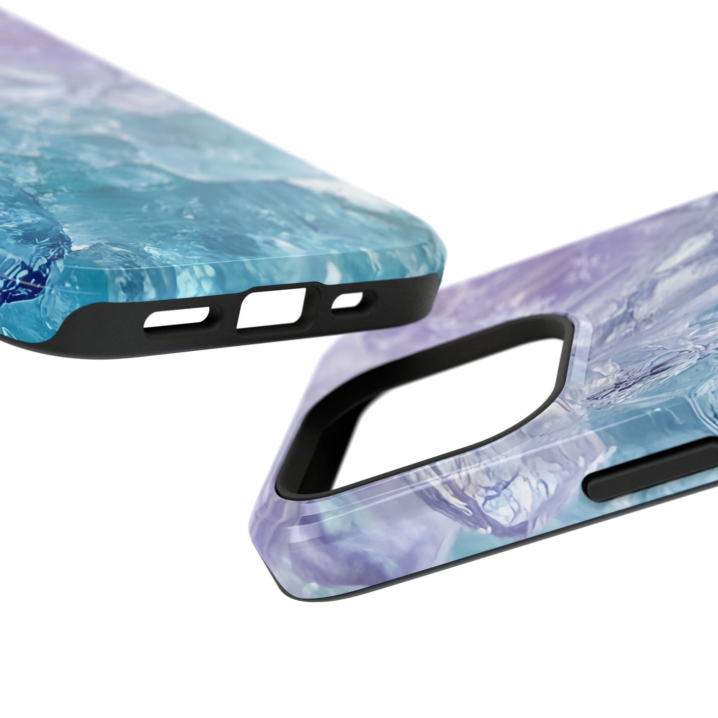 Crystal-Patterned Impact-Resistant Phone Case | Stylish Protection for Adventurers