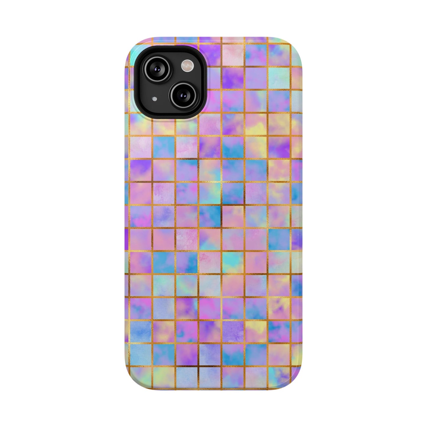 Colorful Mosaic Impact-Resistant Phone Case