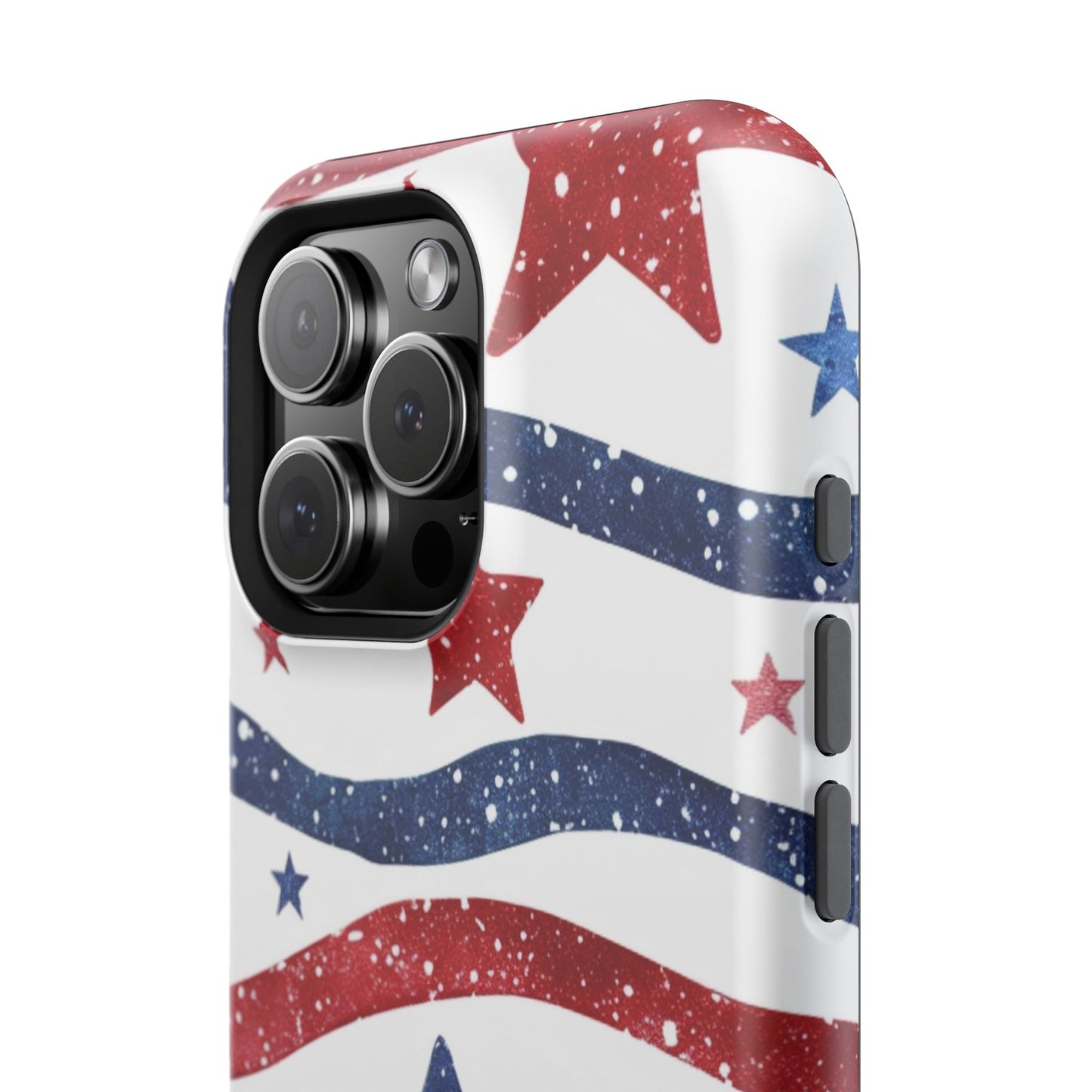 Stars & Stripes Design Impact-Resistant Phone Case