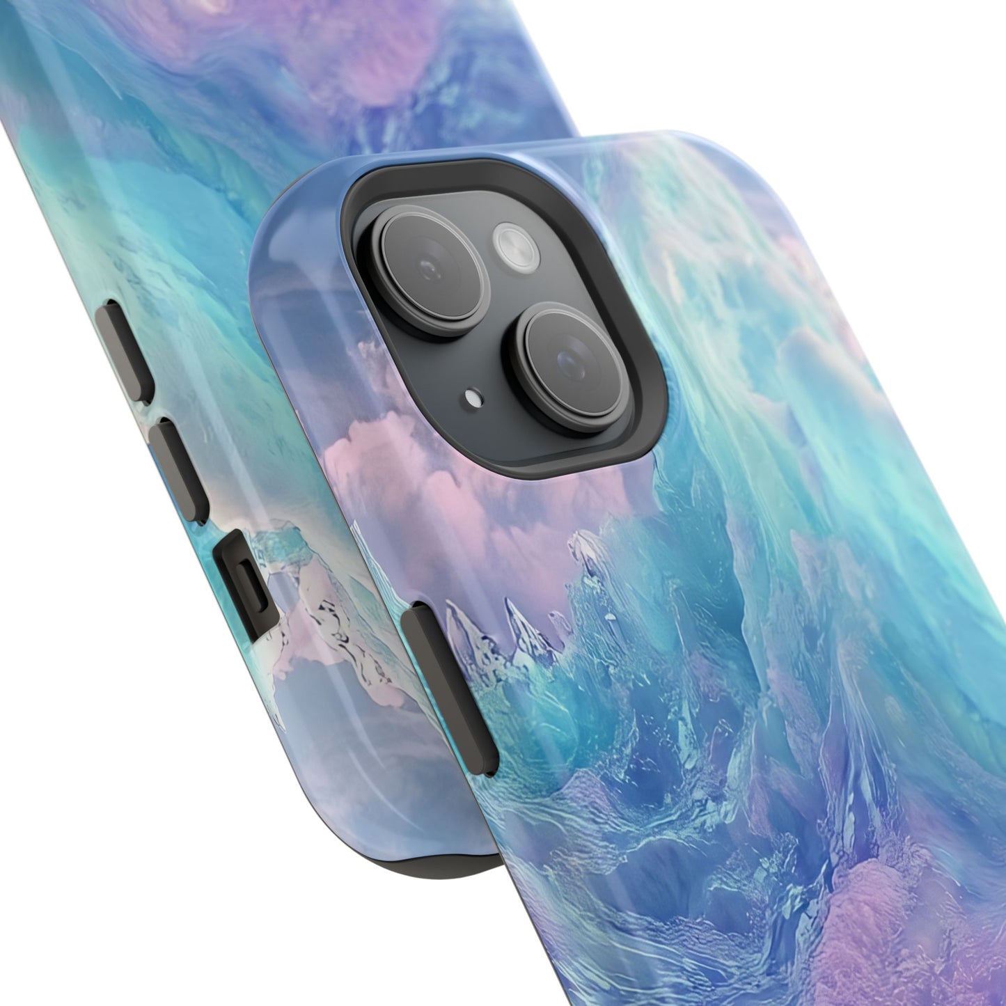 Phone Case - Colorful Abstract Waves Design
