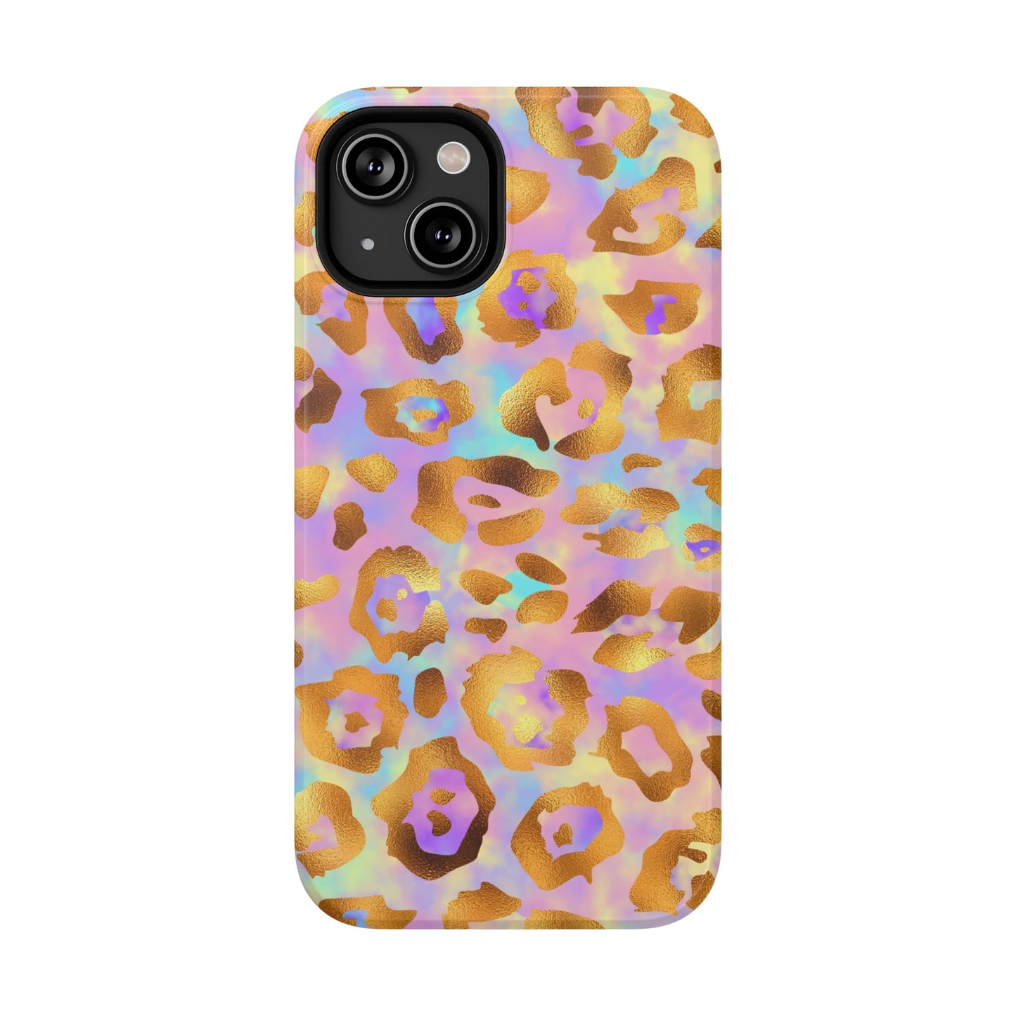 Leopard Print Impact-Resistant Phone Case