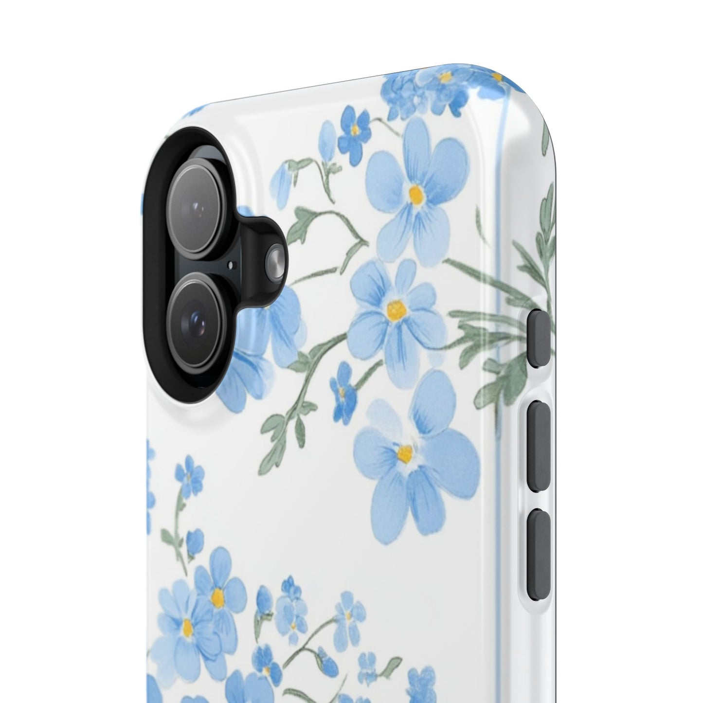Blue Flower Design Floral Phone Case
