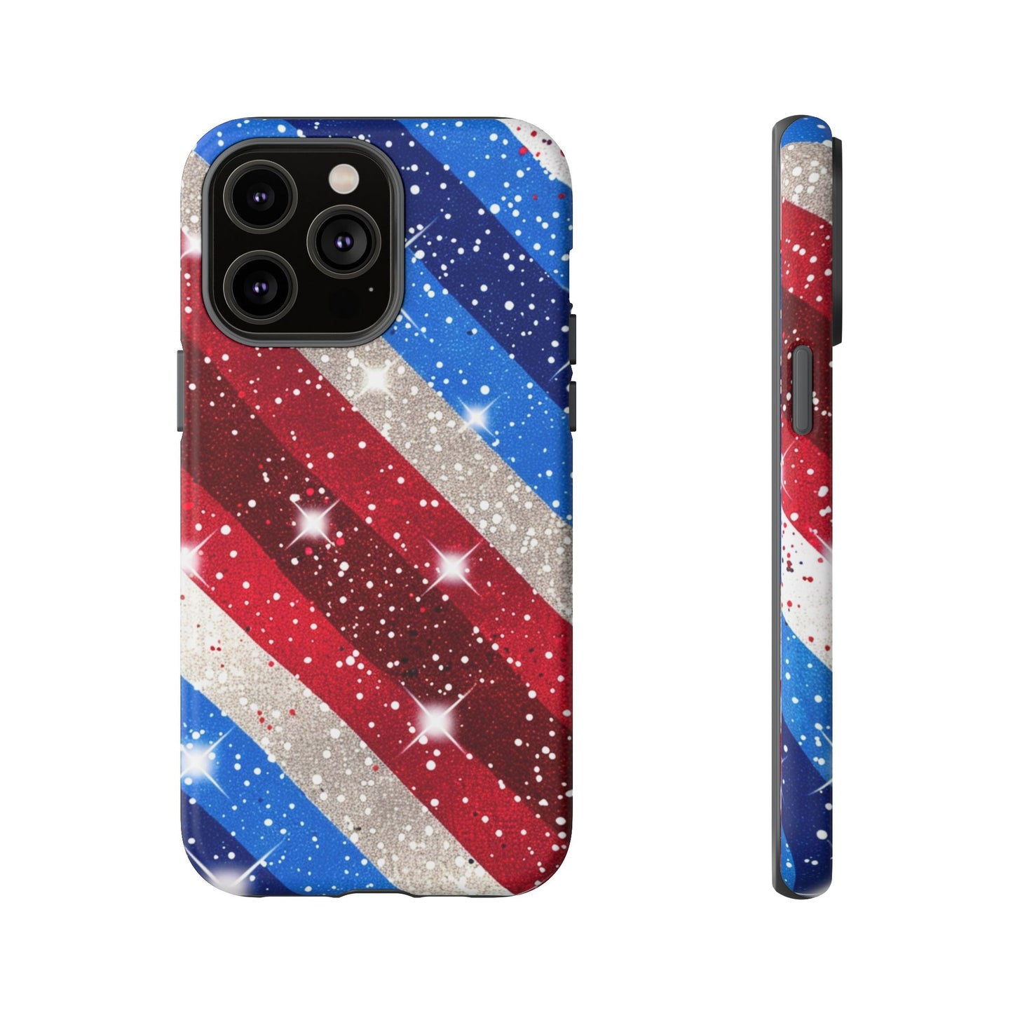 Glittery Patriotic Phone Case - Tough Cases