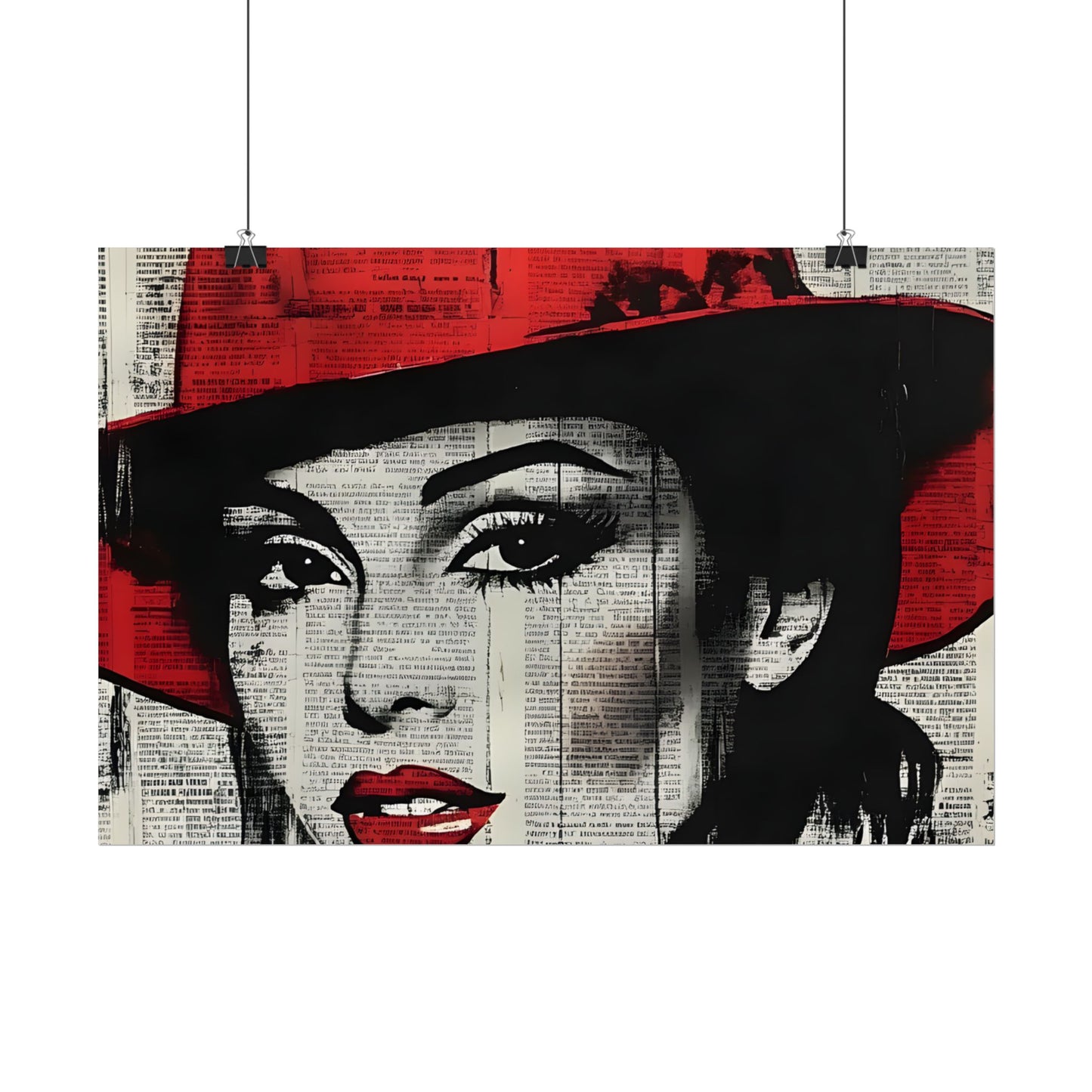 Retro Pop Culture woman 4 - Vintage poster, Wall Art