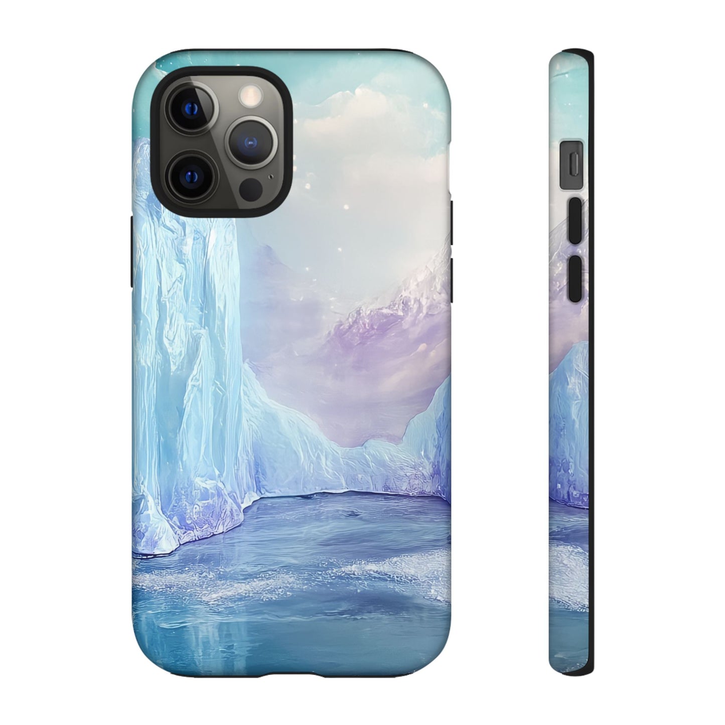 Artistic Phone Case with Iceberg Design
