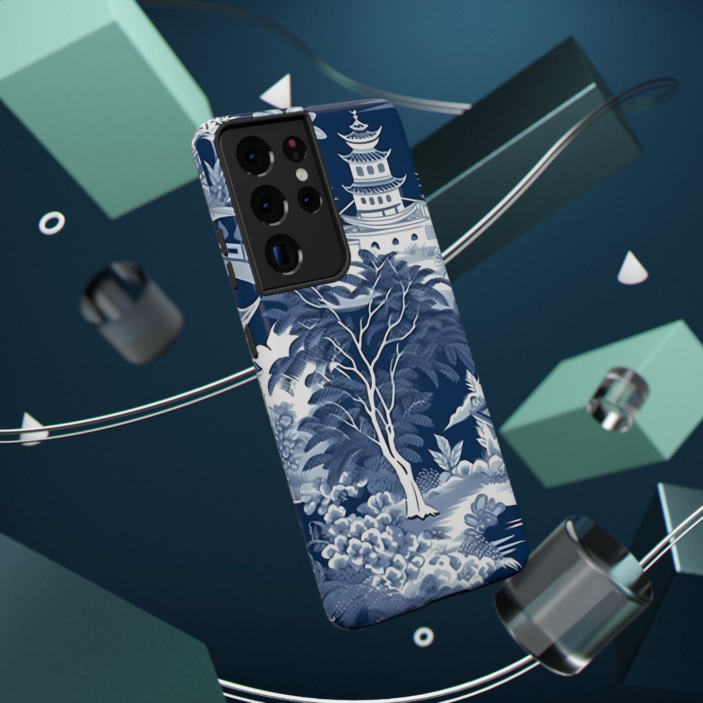 Elegant Blue Landscape Phone Case