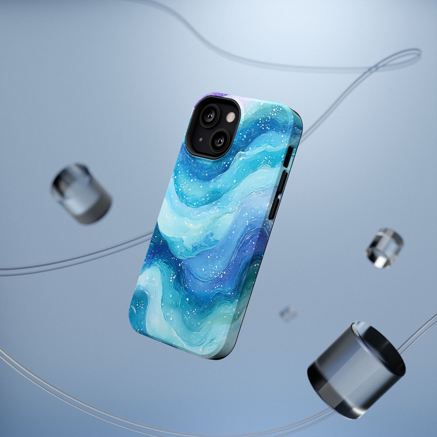 Ocean Wave Impact-Resistant Phone Case - Stylish and Durable Design