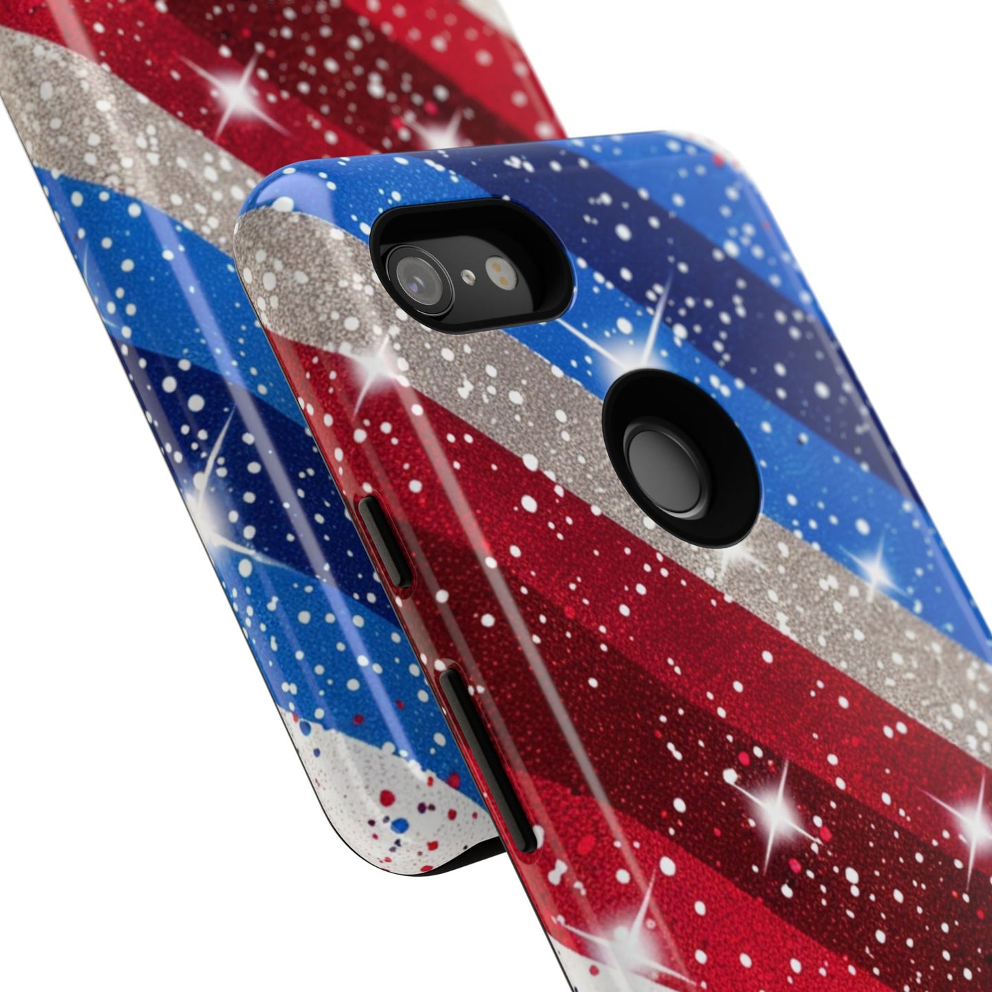 Glittery Patriotic Phone Case - Tough Cases