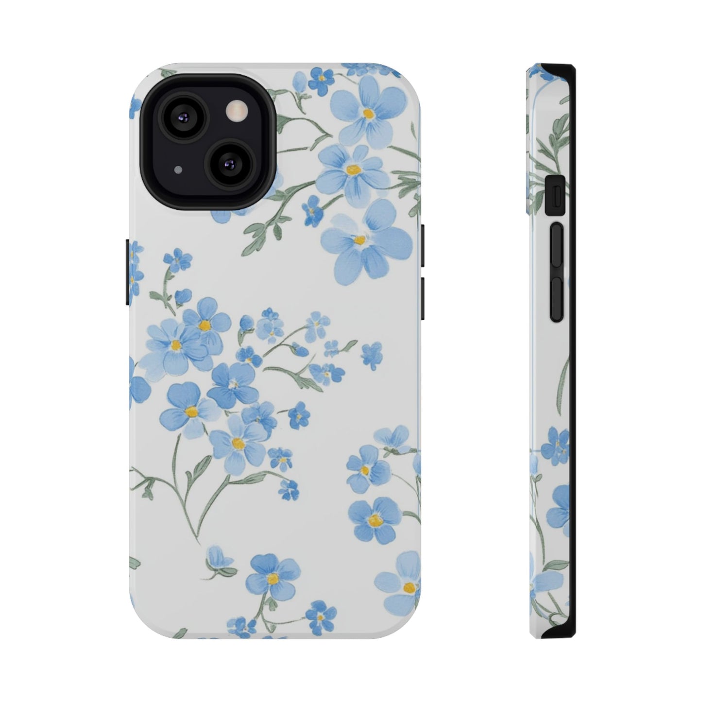 Blue Flower Design Floral Phone Case