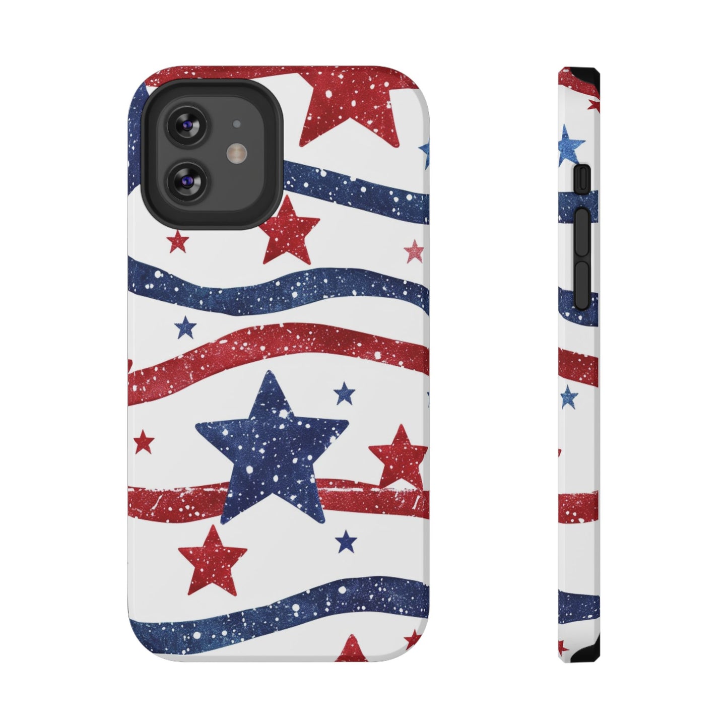 Stars & Stripes Design Impact-Resistant Phone Case