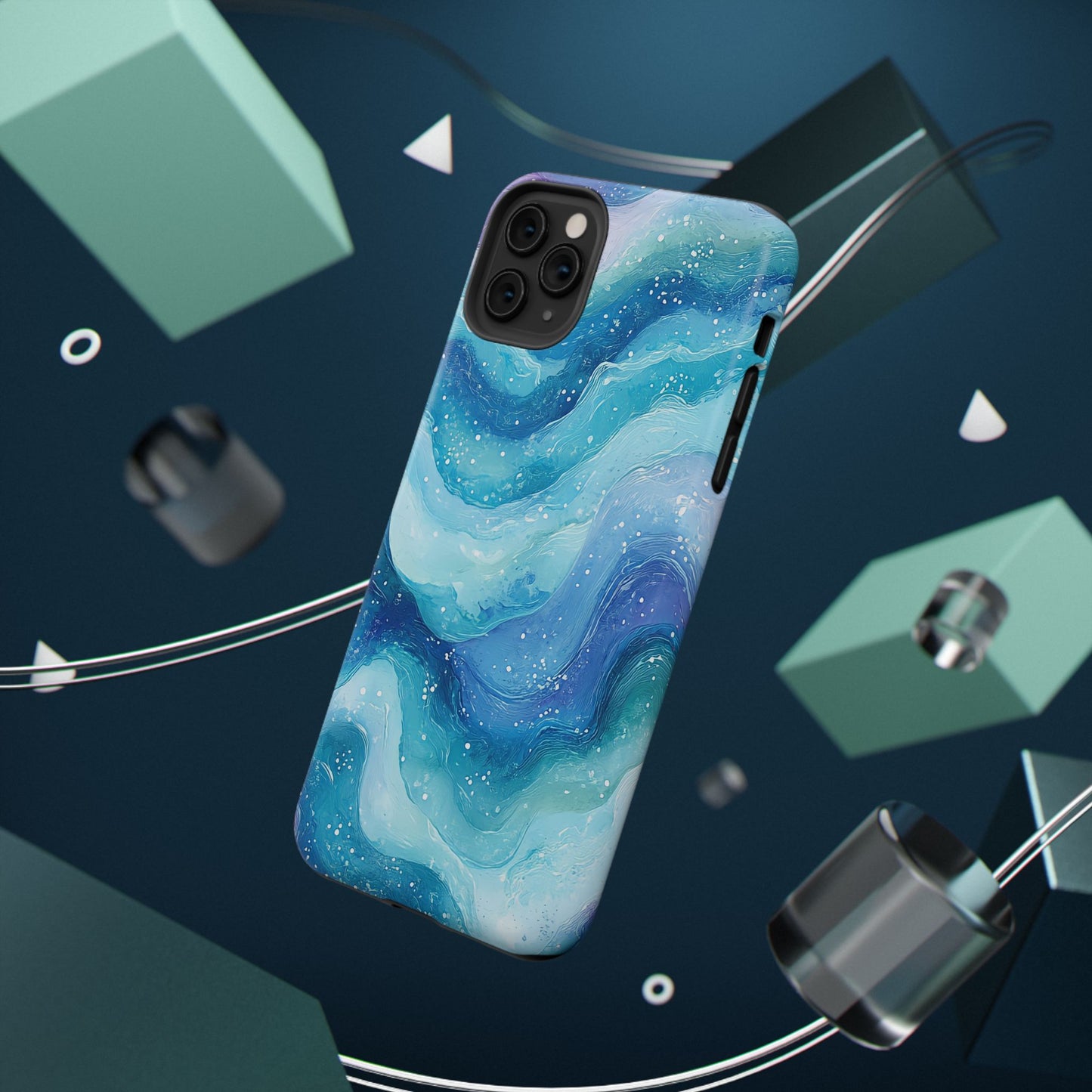 Ocean Wave Impact-Resistant Phone Case - Stylish and Durable Design
