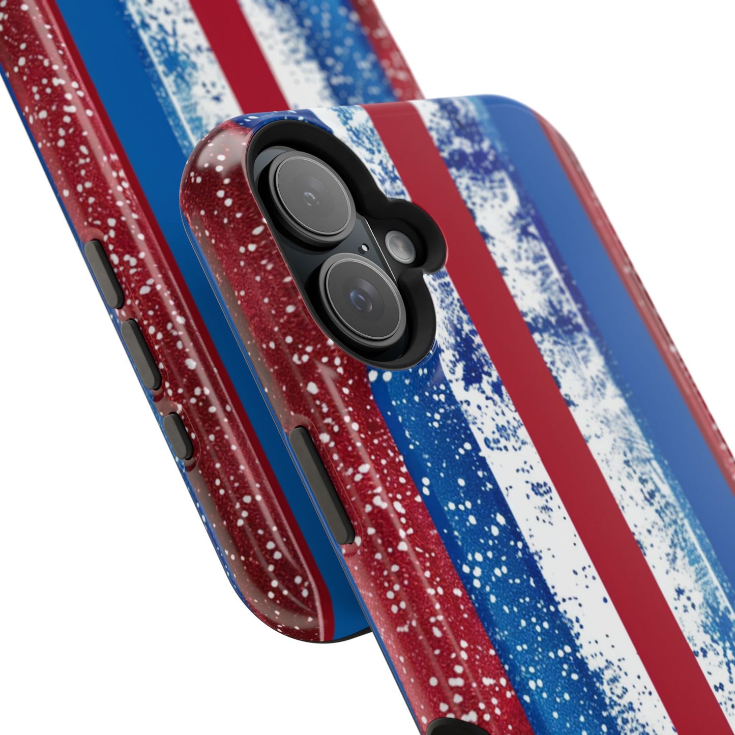 Patriotic Stripes Impact-Resistant Phone Case