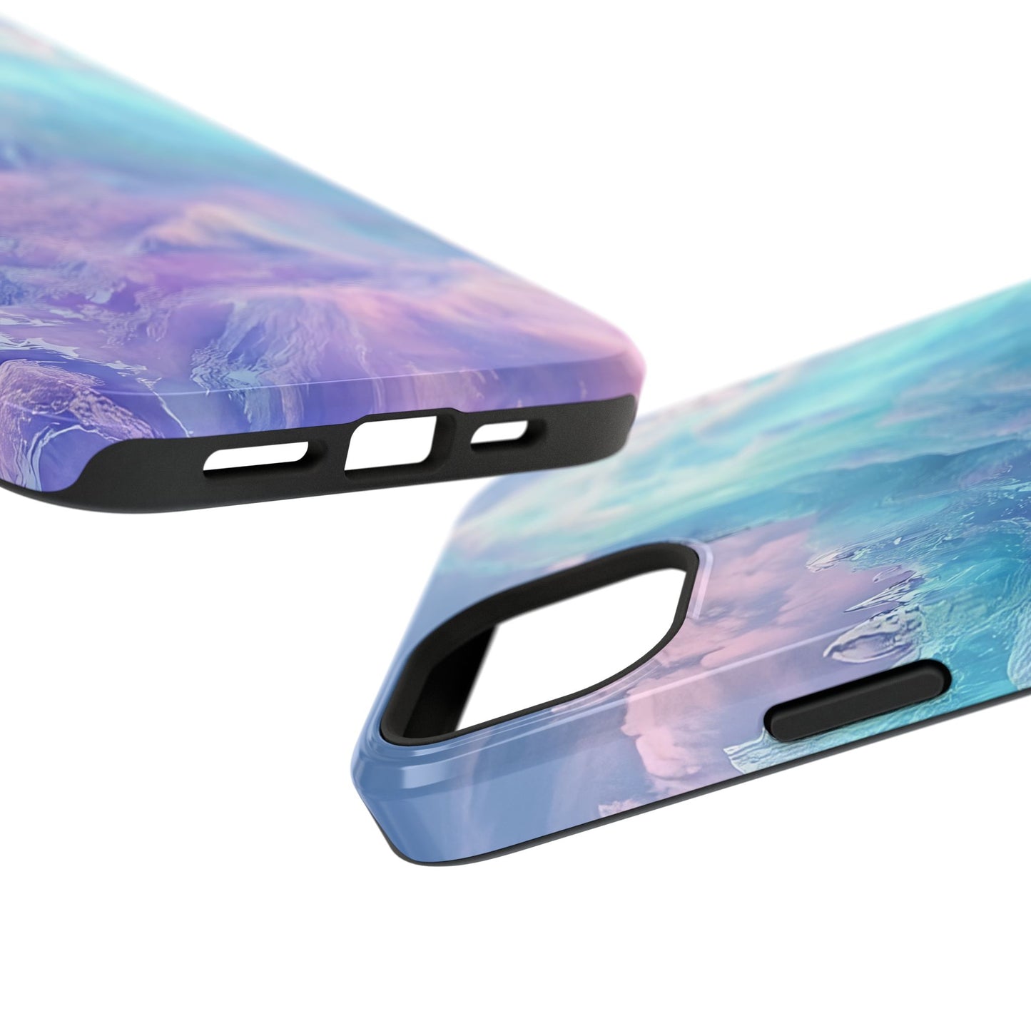 Phone Case - Colorful Abstract Waves Design