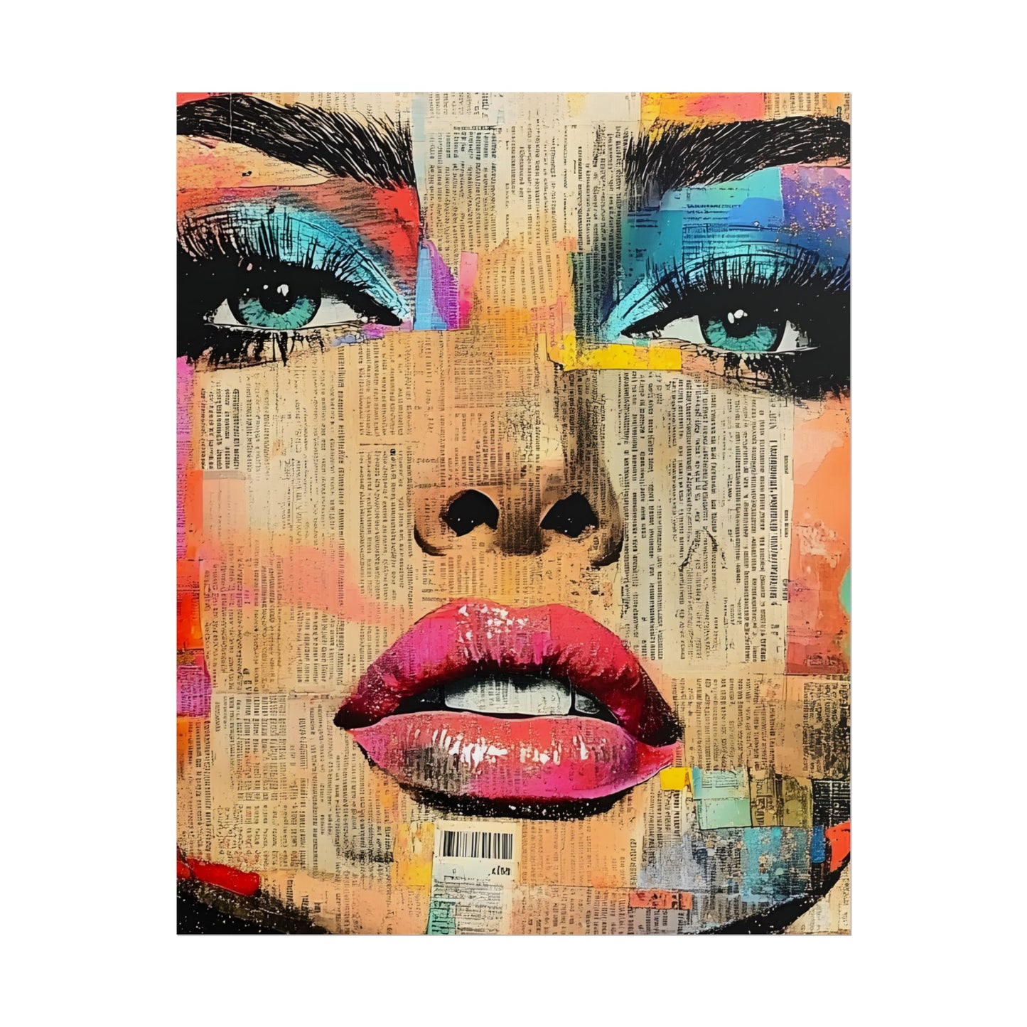 Retro Pop Culture Woman 12 , wall art, Art lovers poster
