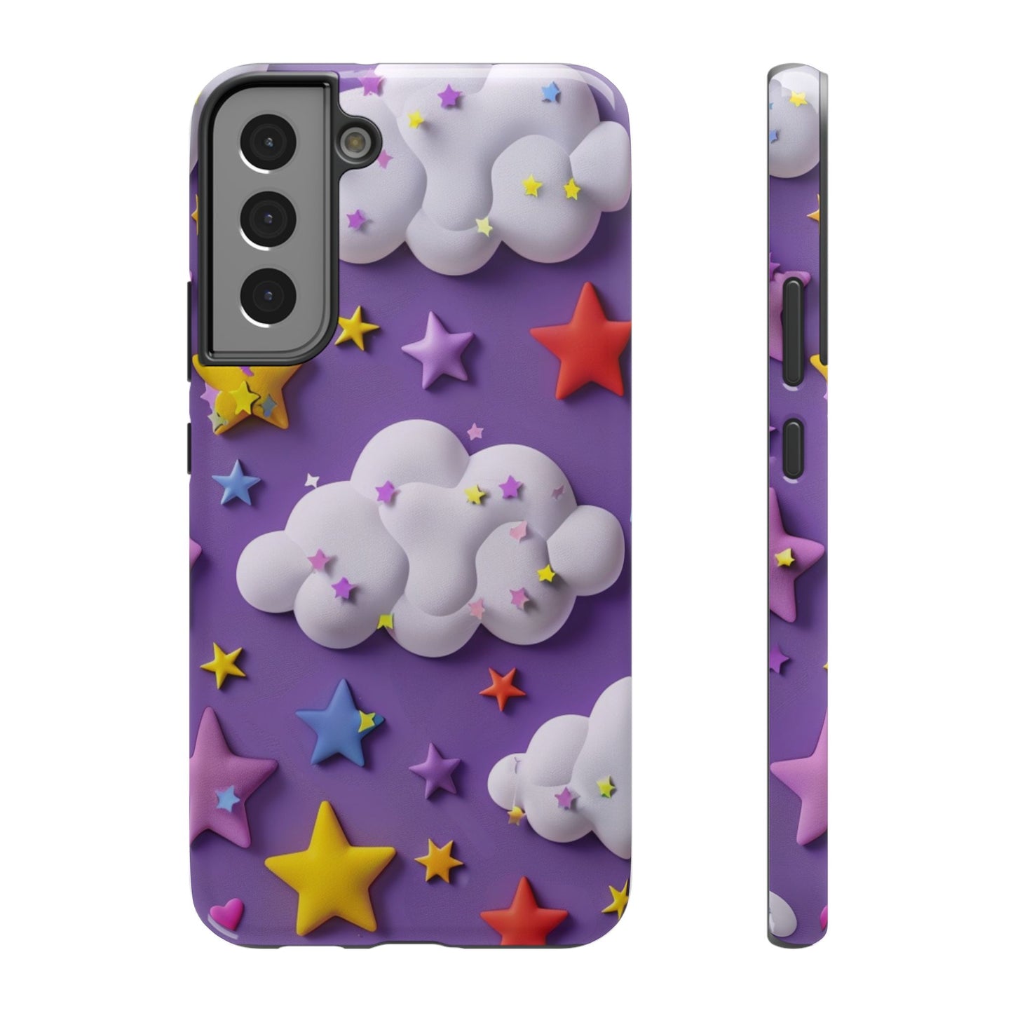 Colorful Cloud & Star Phone Case