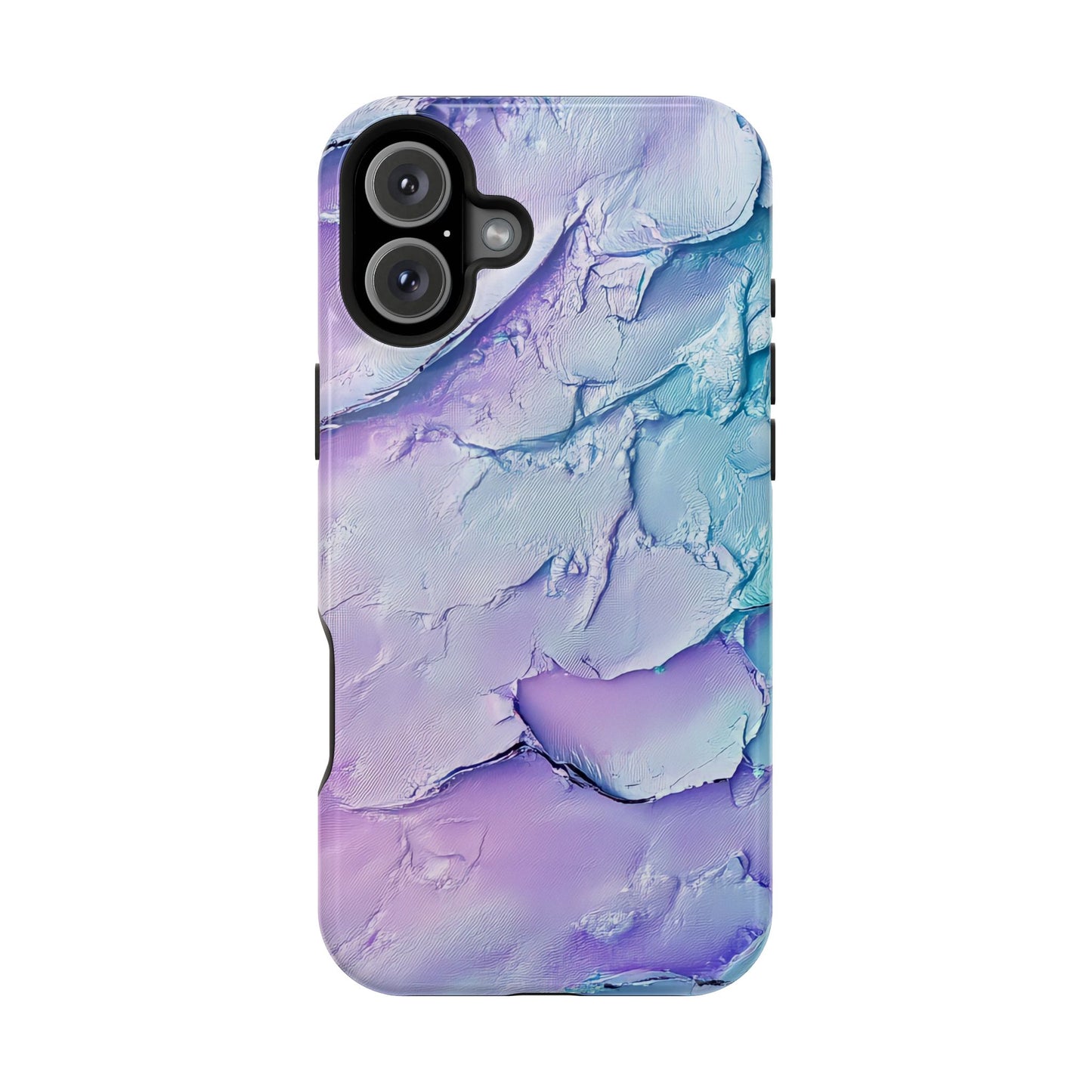Vibrant Impact-Resistant Phone Case - Colorful Texture Design