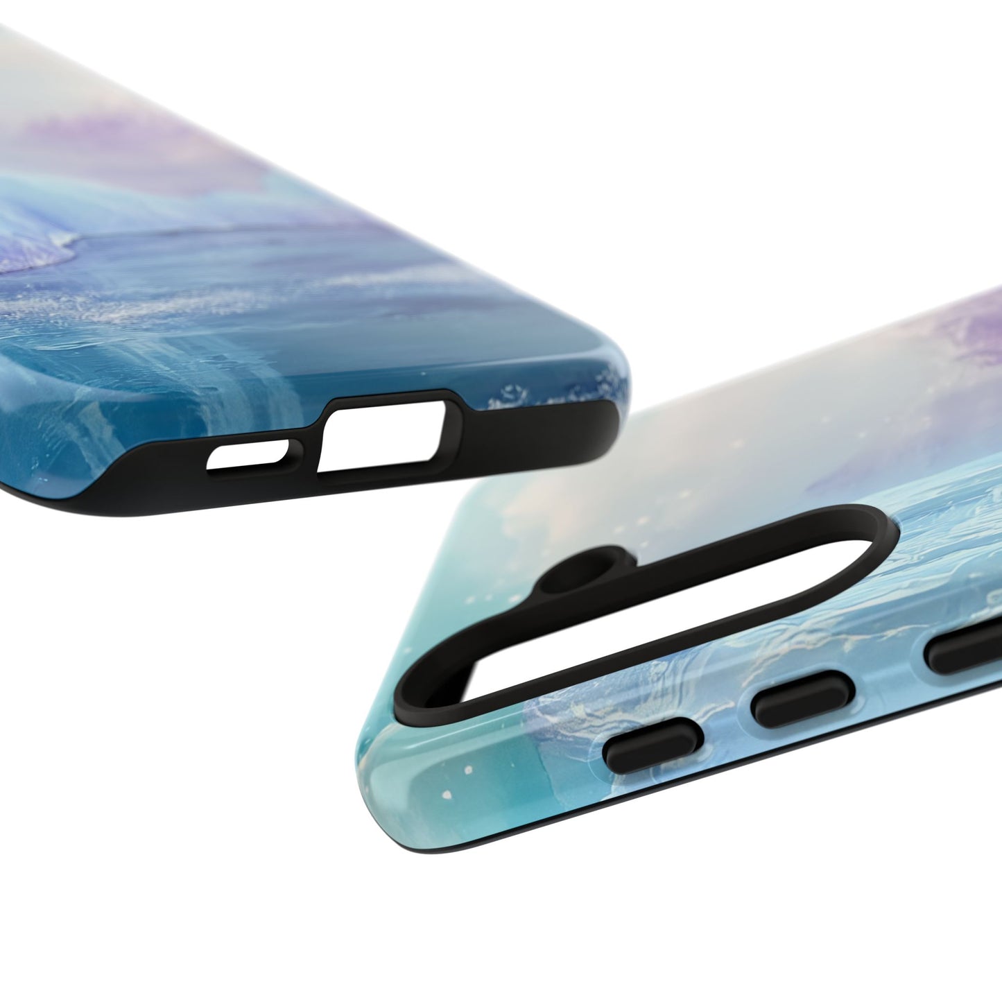 Artistic Phone Case with Iceberg Design