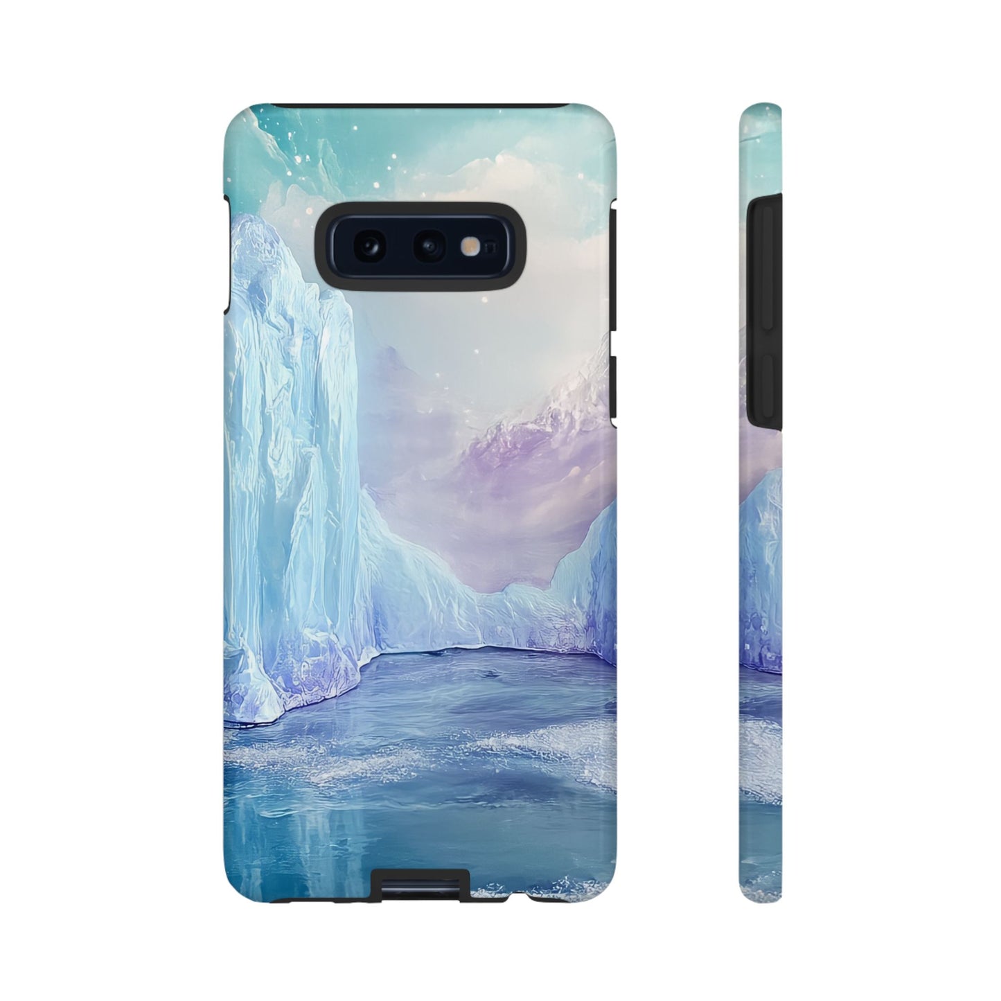 Artistic Phone Case with Iceberg Design