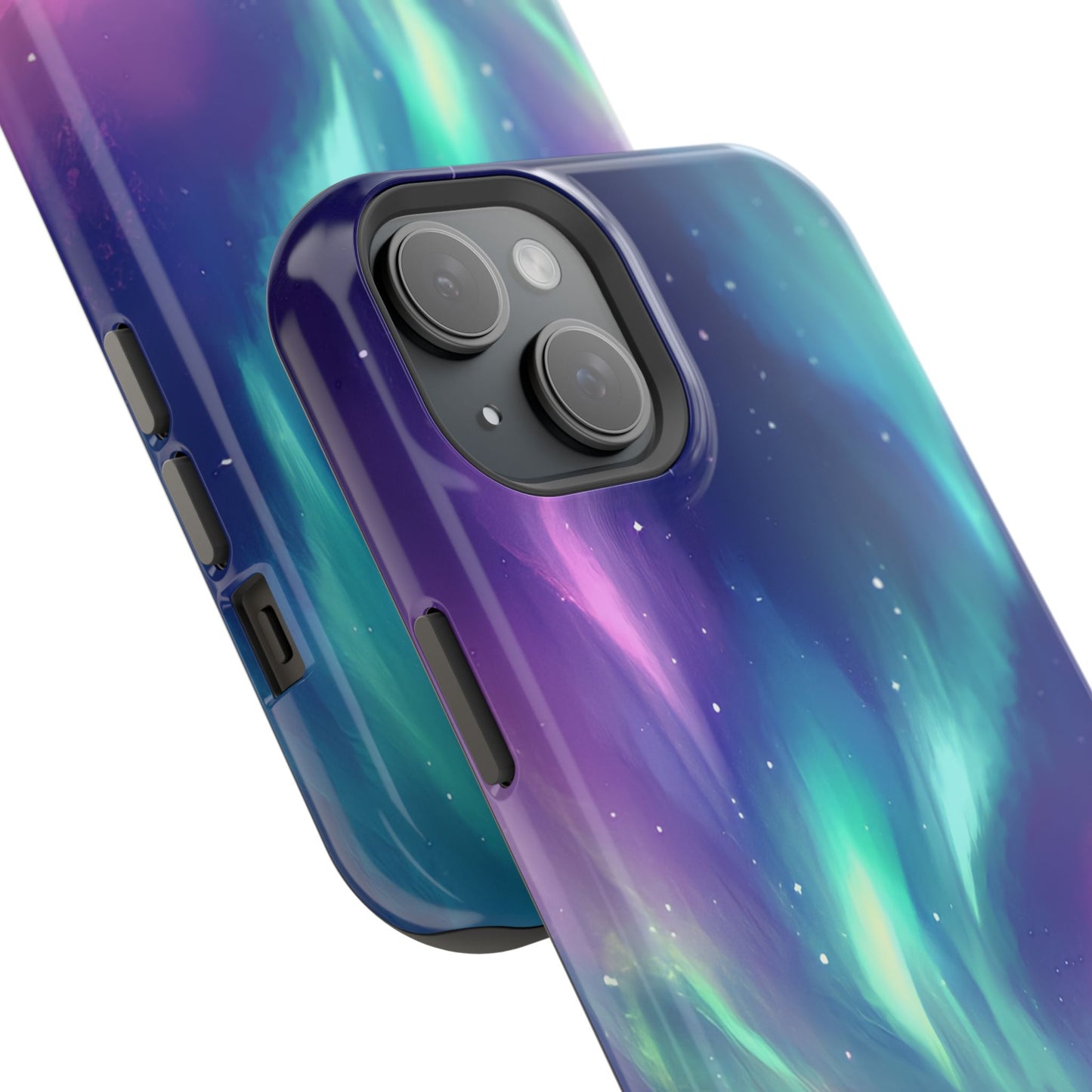 Aurora Borealis Impact-Resistant Phone Case - Colorful Northern Lights Design-2