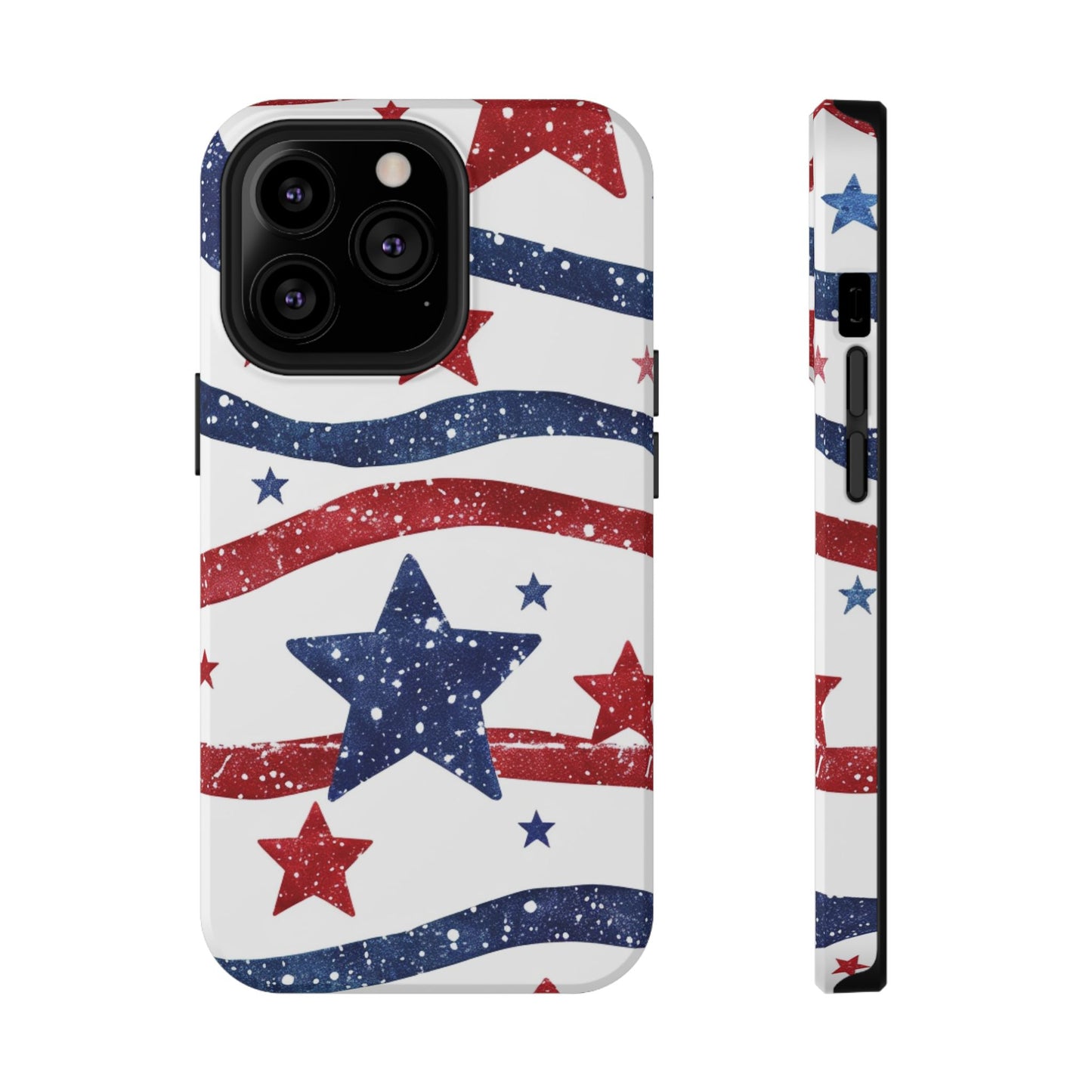Stars & Stripes Design Impact-Resistant Phone Case