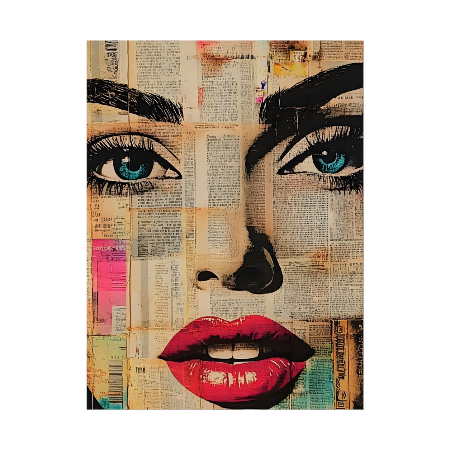 Retro Pop Culture Woman Poster 13 , Comic Wall Art
