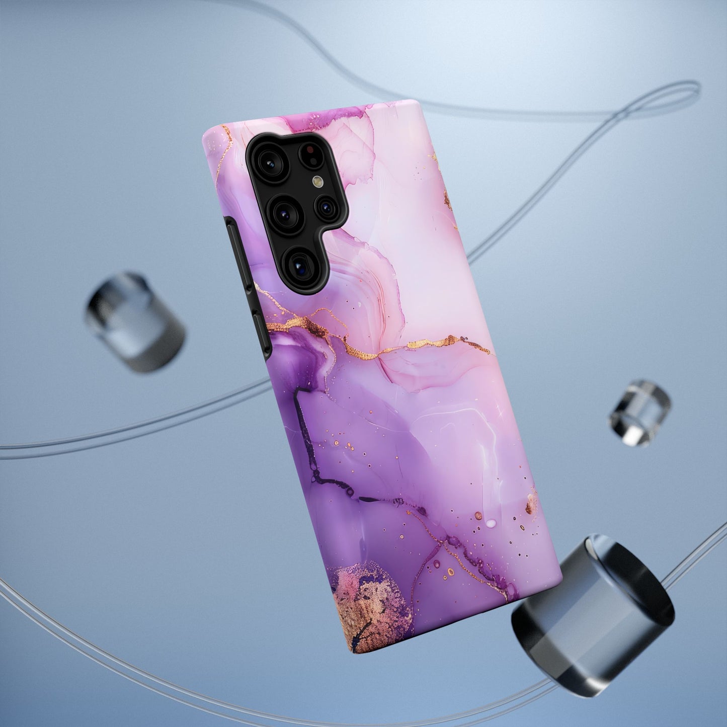 Elegant Purple Marble iPhone Case