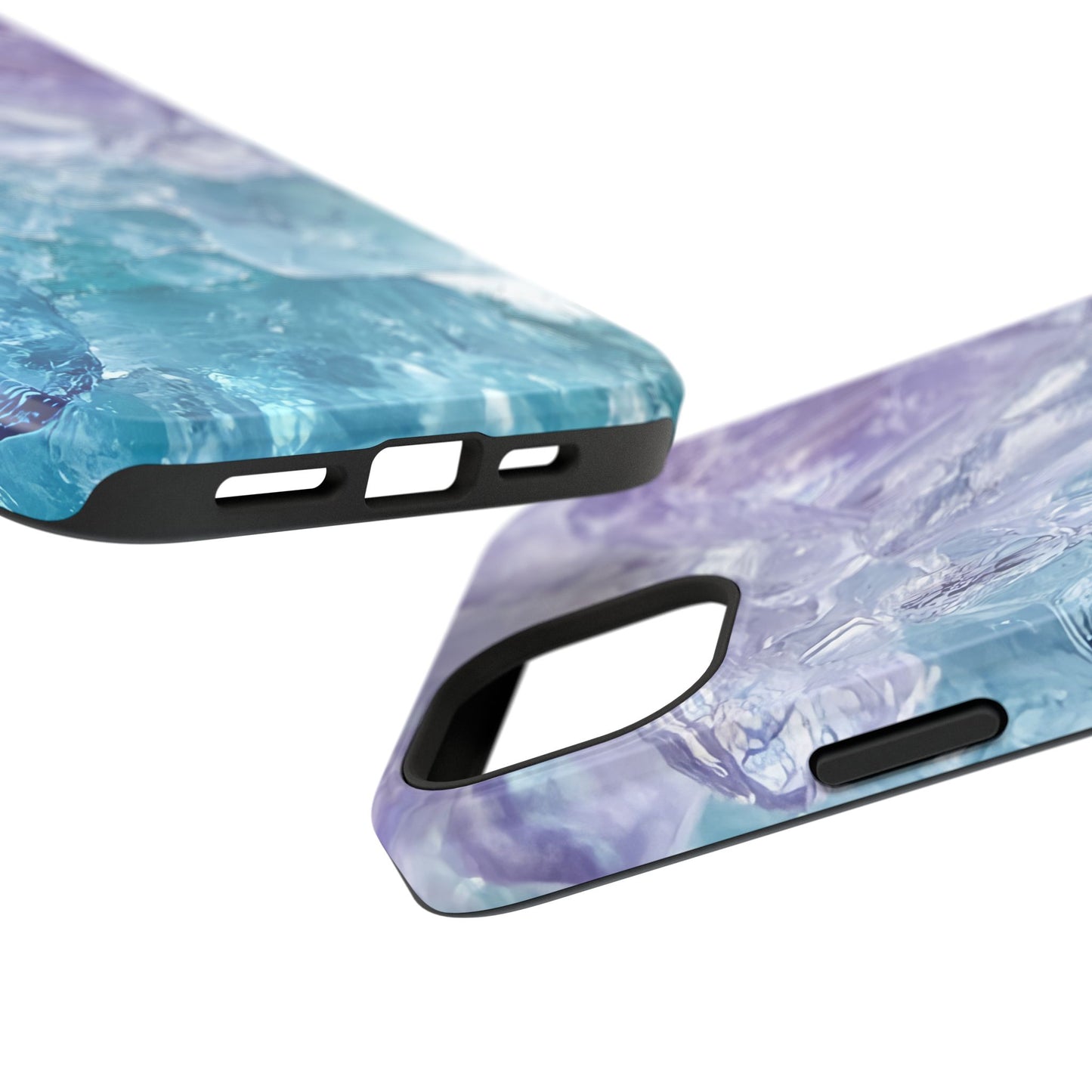 Crystal-Patterned Impact-Resistant Phone Case | Stylish Protection for Adventurers