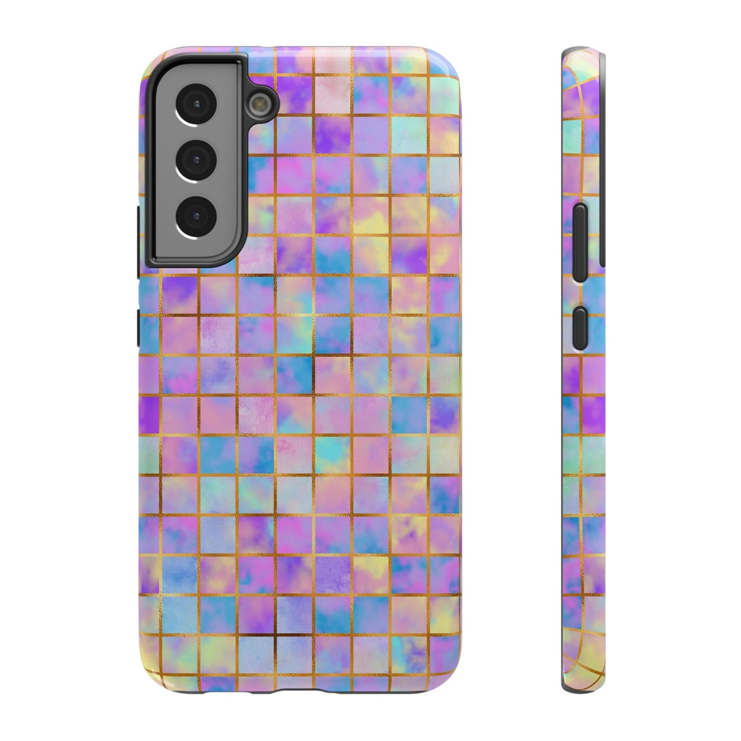 Colorful Mosaic Impact-Resistant Phone Case