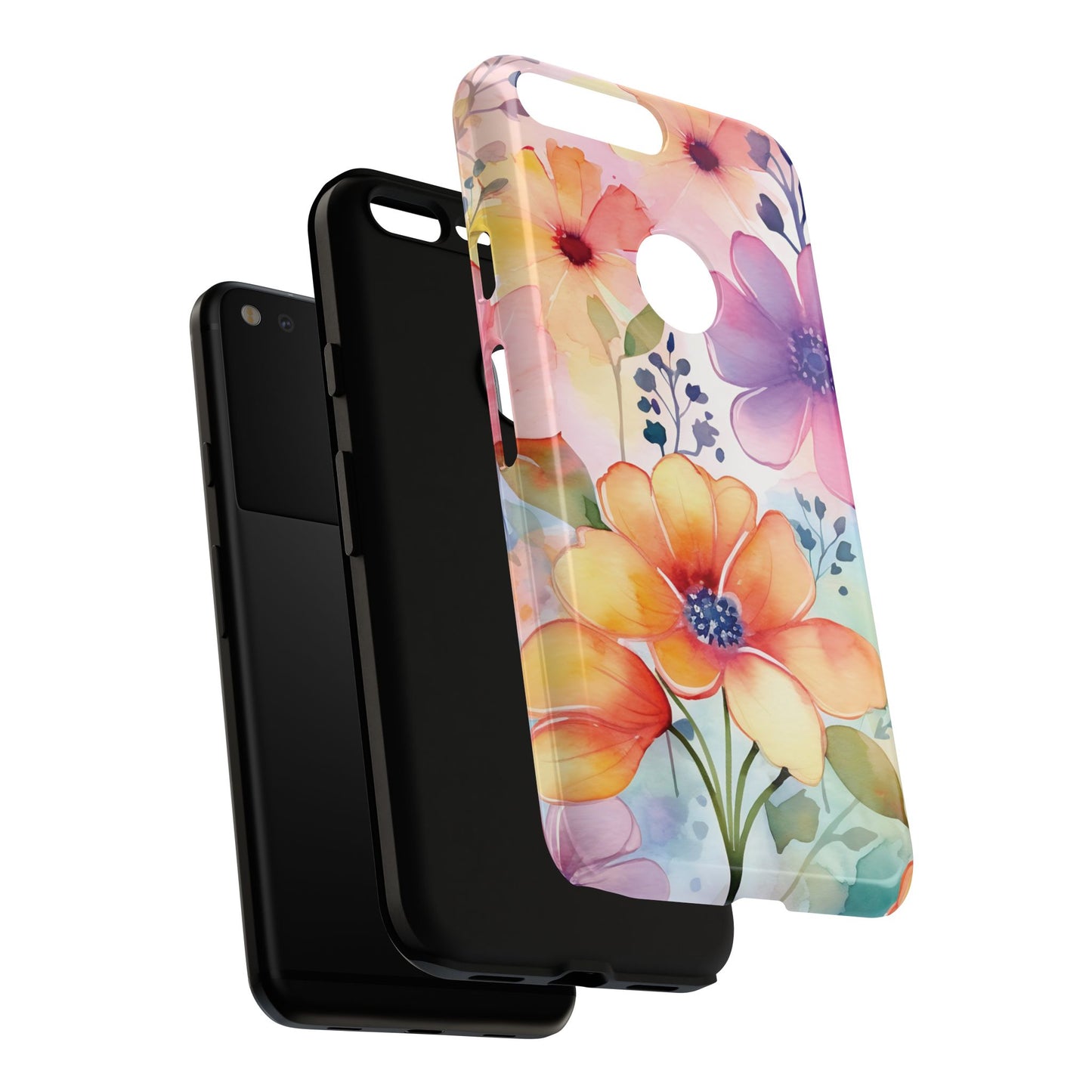 Floral Tough Case for Google Pixel- theme 1