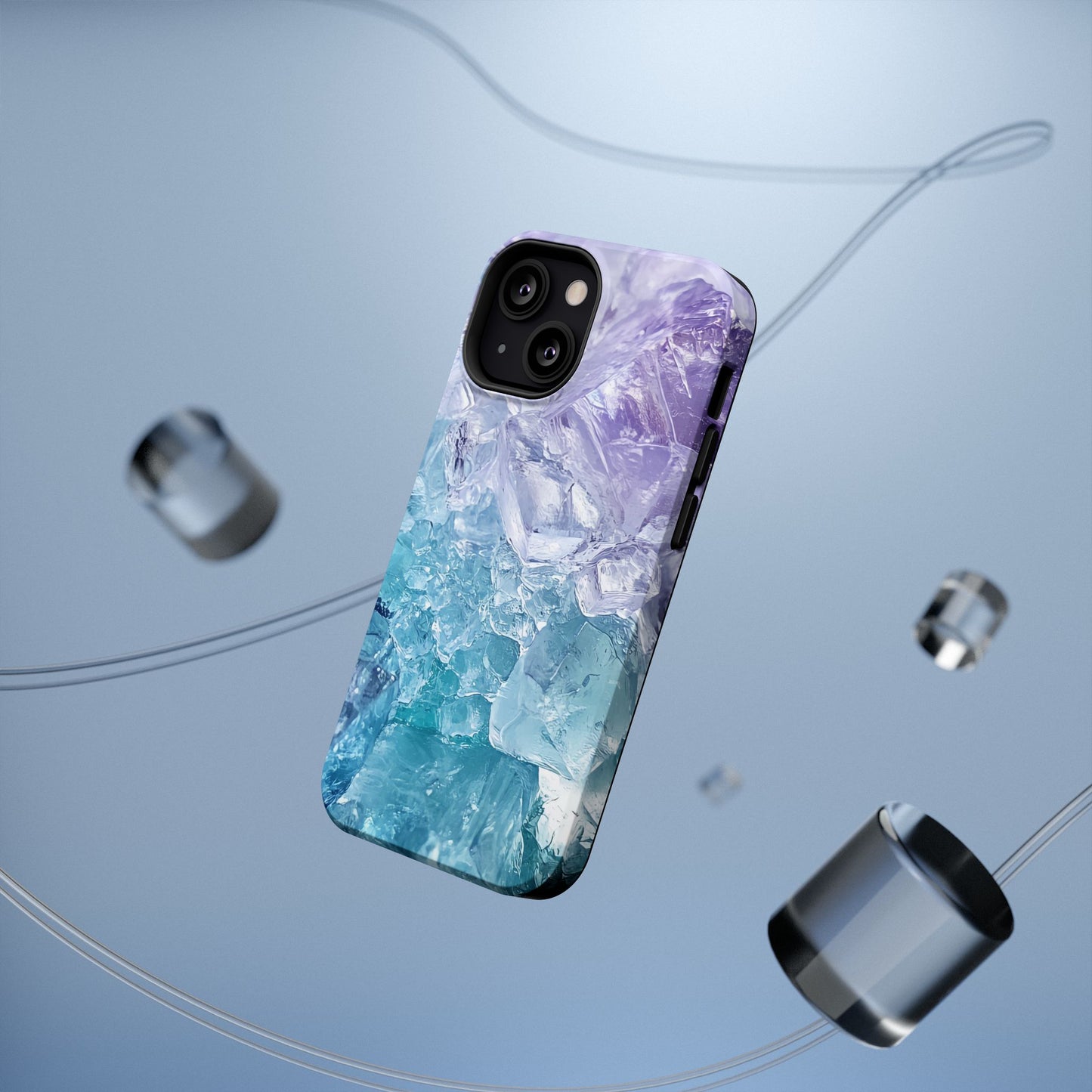 Crystal-Patterned Impact-Resistant Phone Case | Stylish Protection for Adventurers