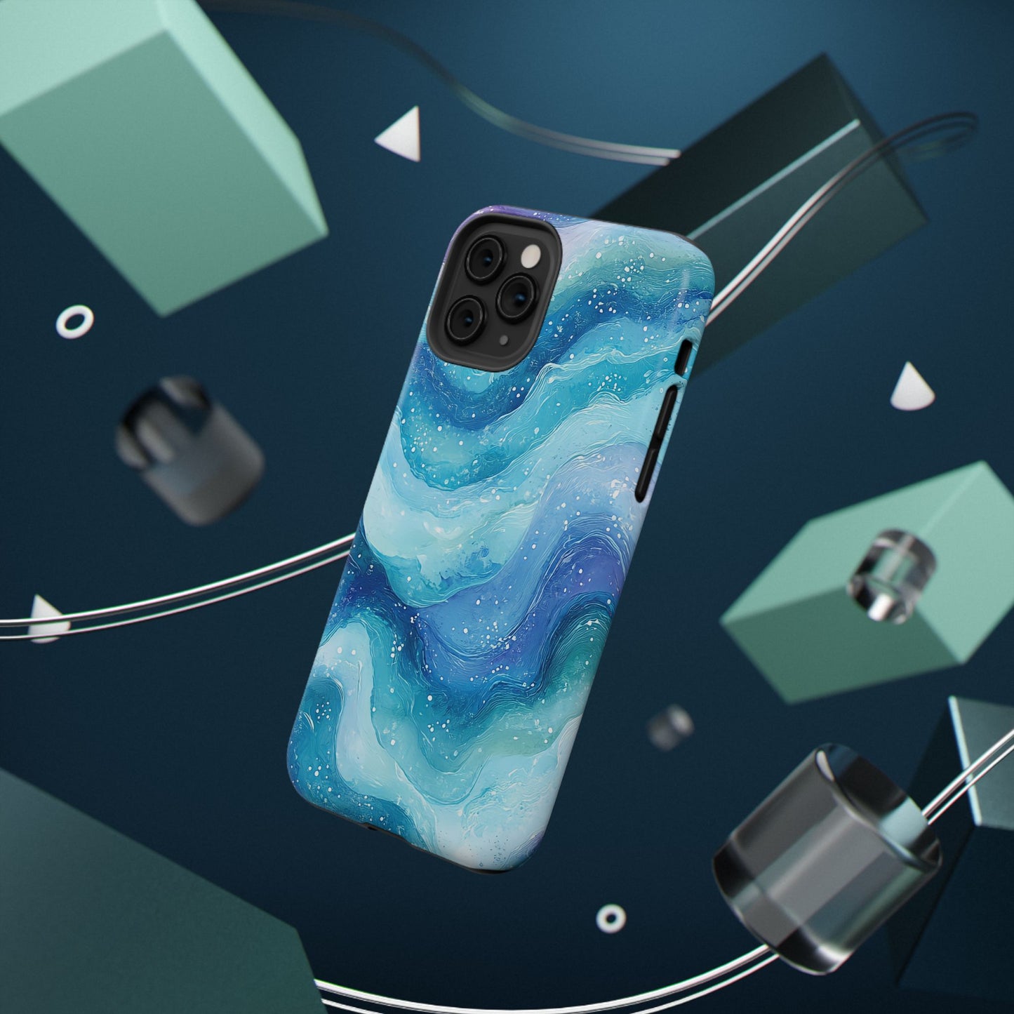 Ocean Wave Impact-Resistant Phone Case - Stylish and Durable Design