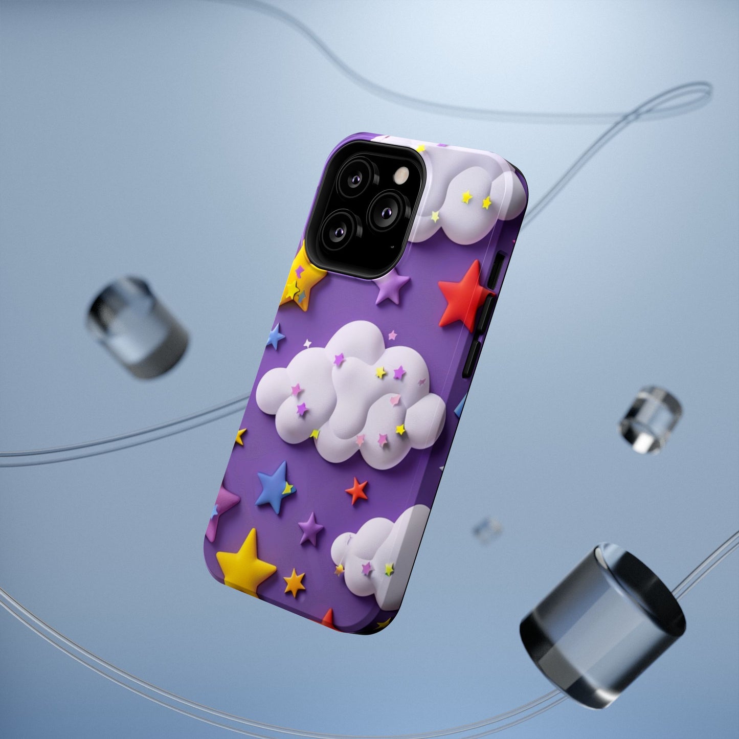 Colorful Cloud & Star Phone Case
