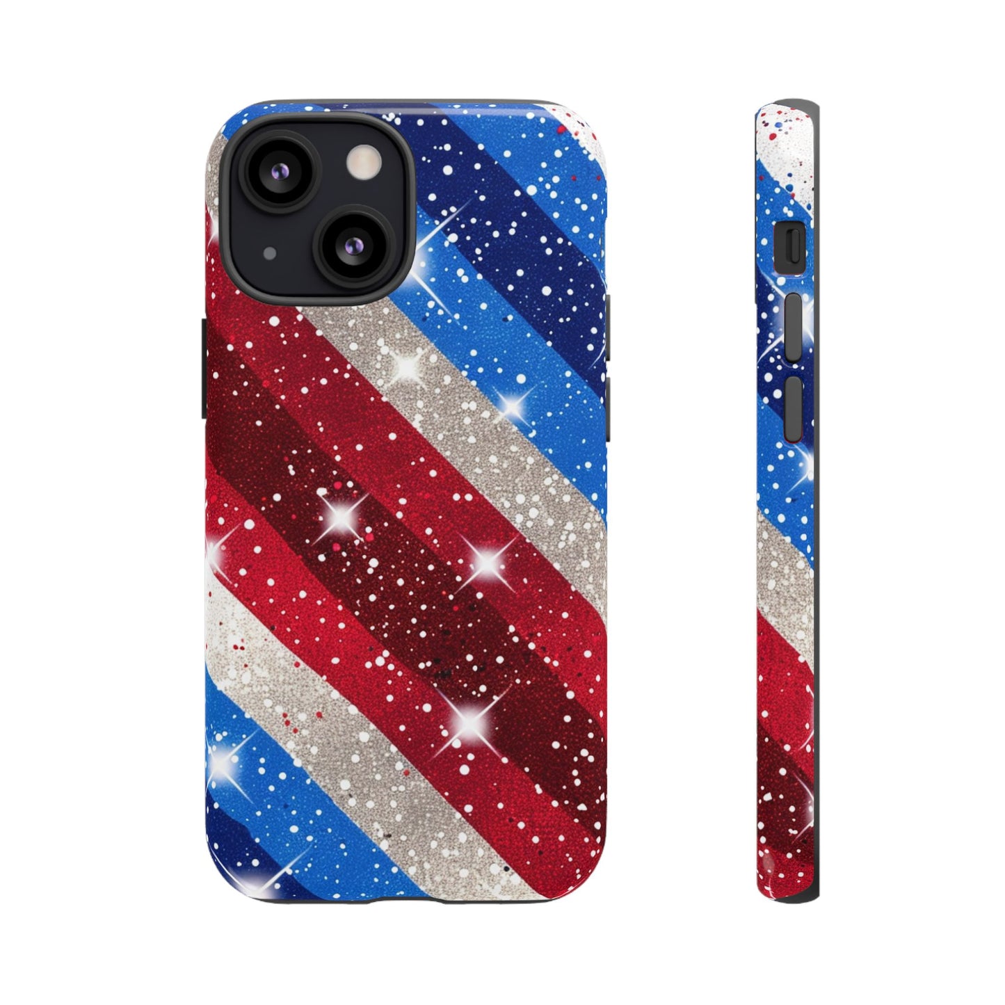 Glittery Patriotic Phone Case - Tough Cases