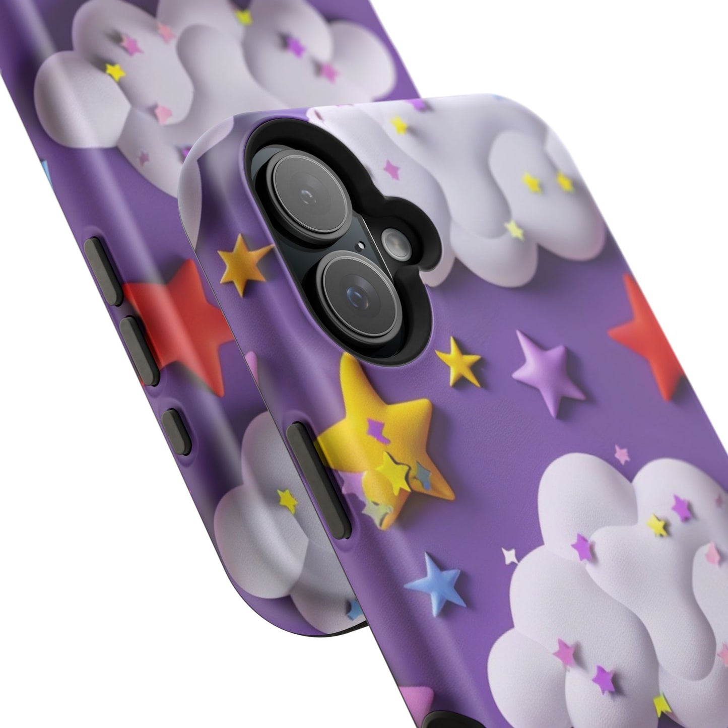 Colorful Cloud & Star Phone Case