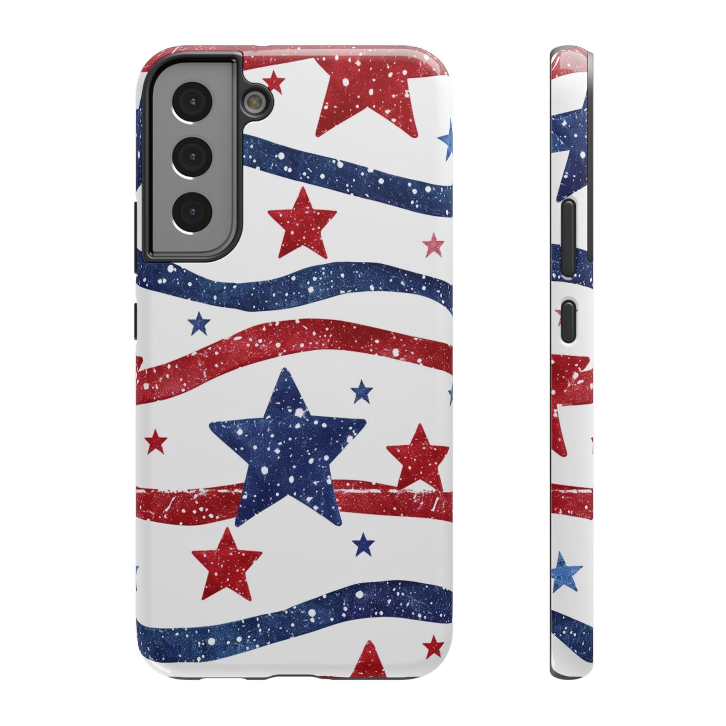 Stars & Stripes Design Impact-Resistant Phone Case